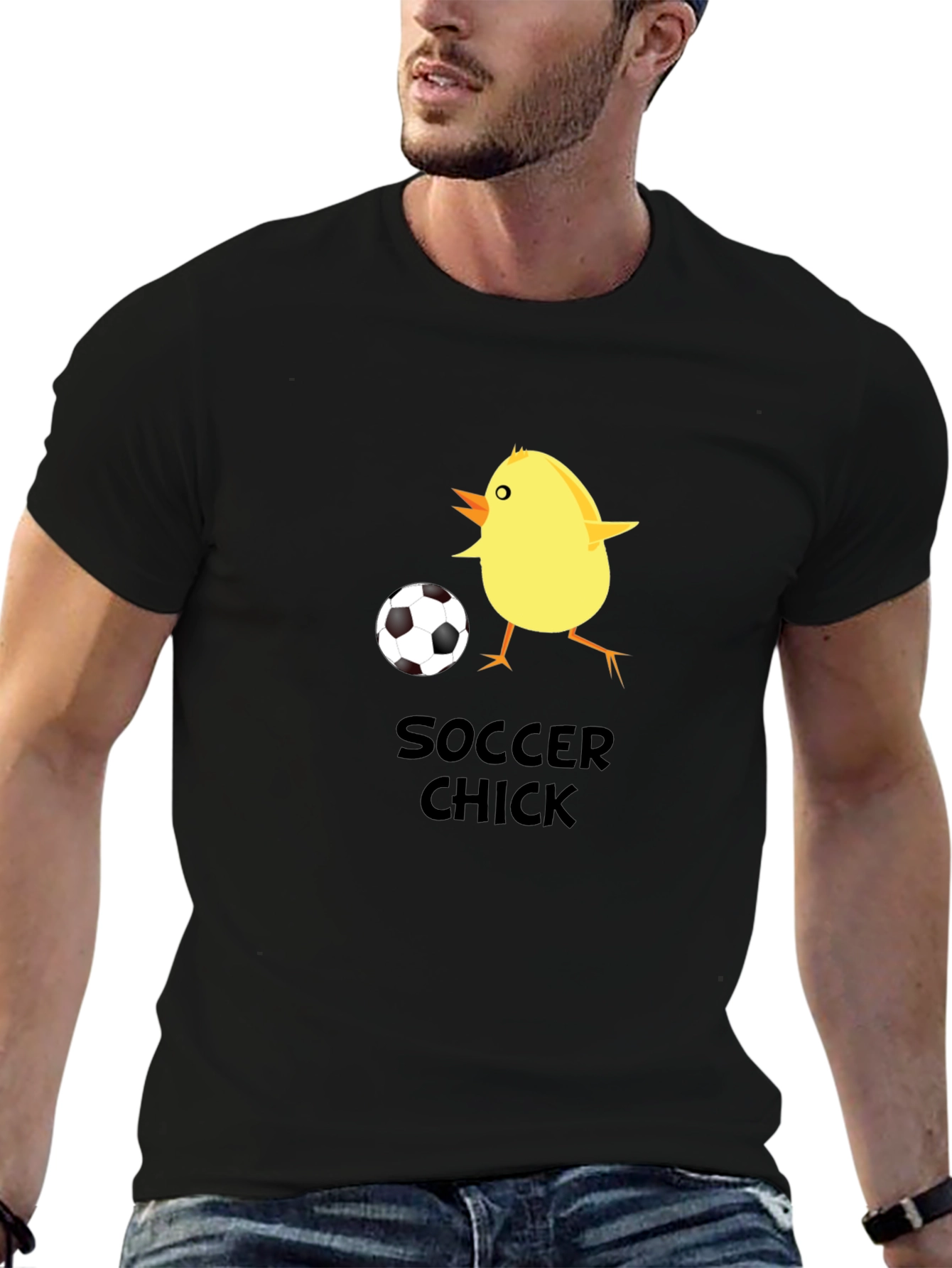 Soccer Chick Graphic T-Shirt