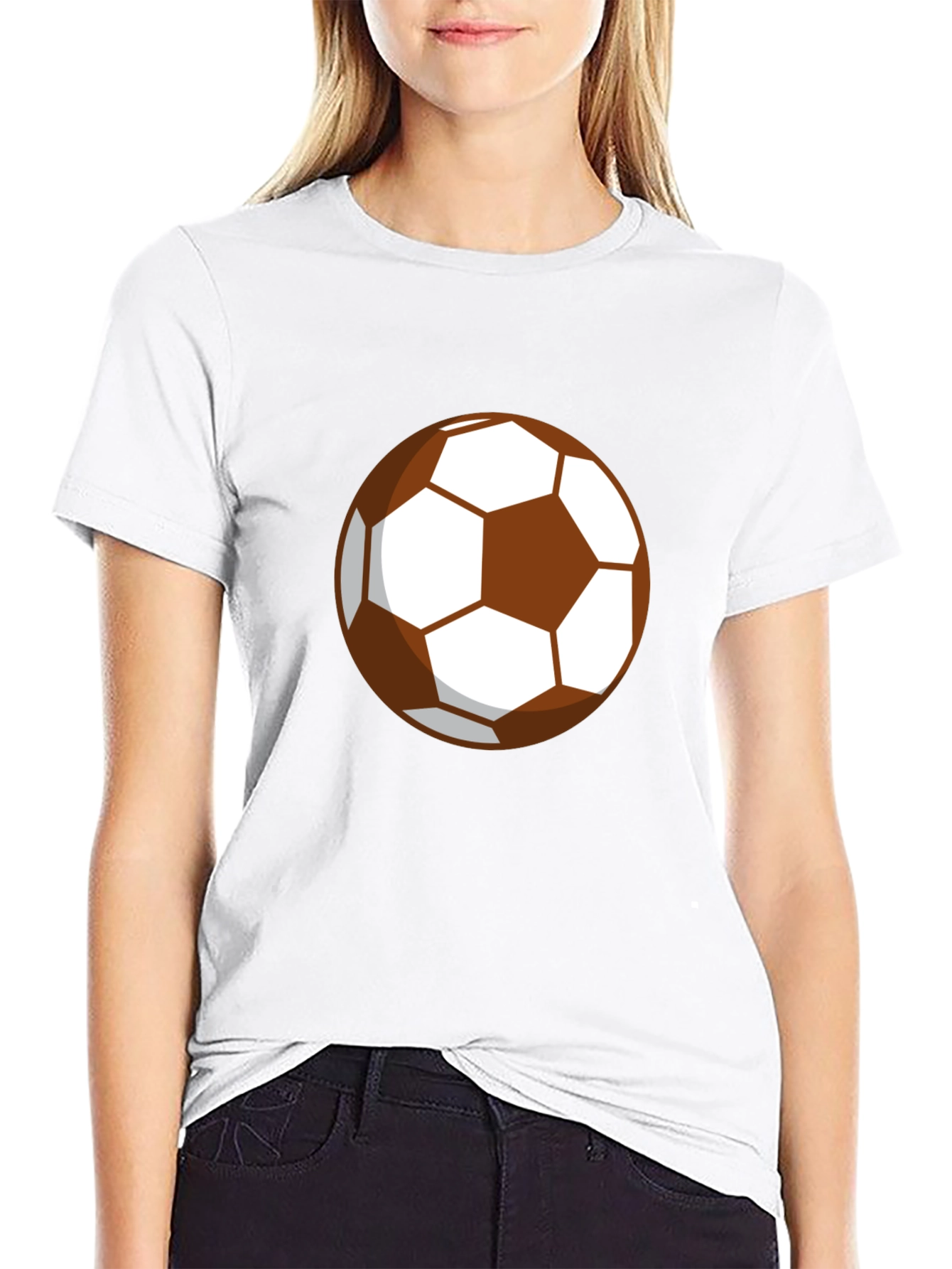 Soccer Ball Graphic Tee - Casual Style