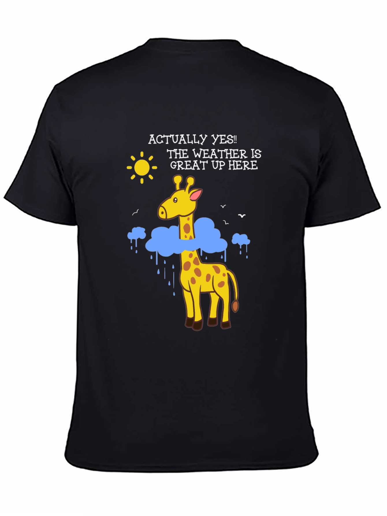 Funny Giraffe Weather T-Shirt