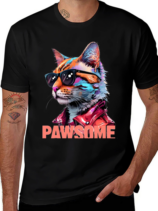Pawsome Cat T-Shirt