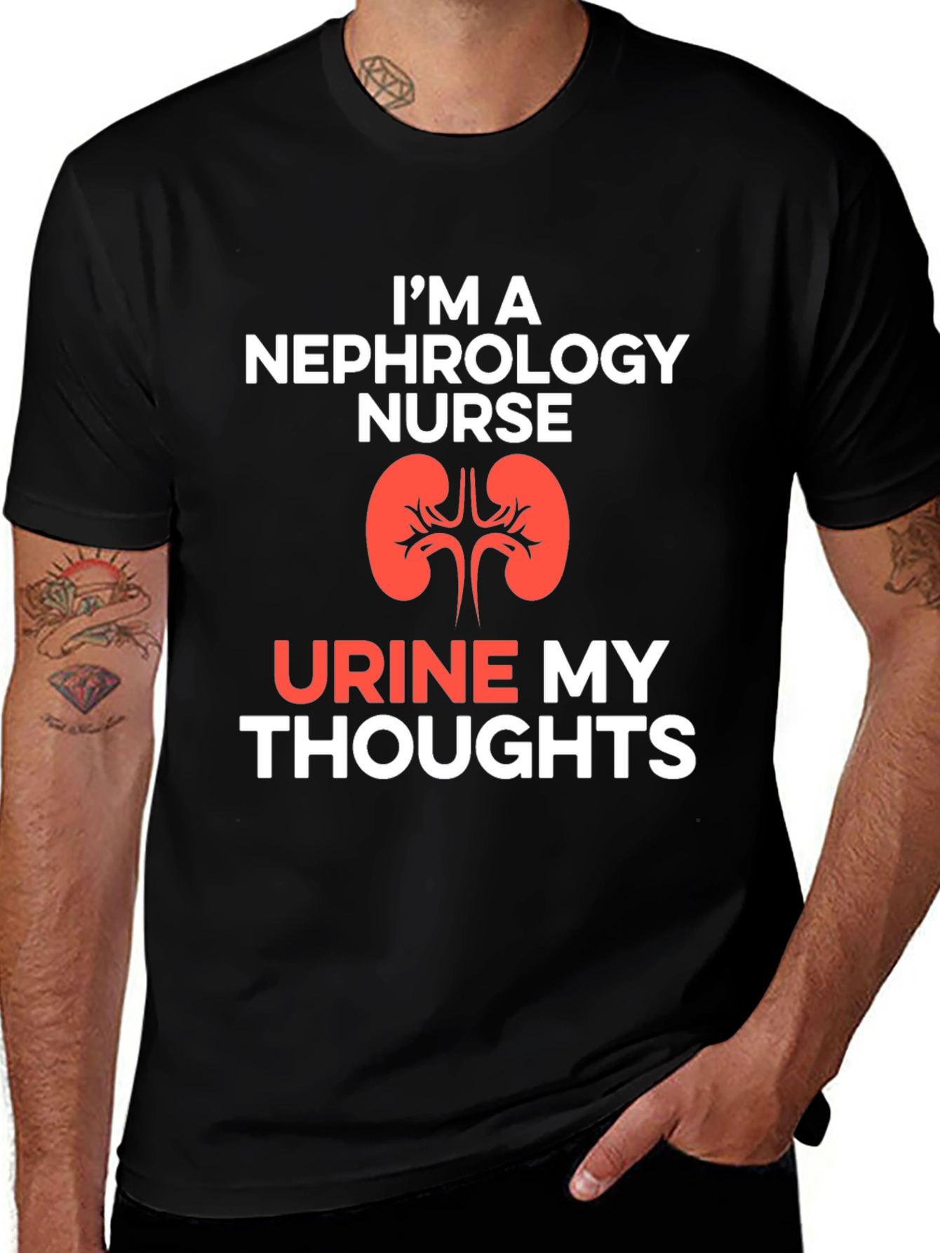 Nephrology Nurse T-Shirt - Urine My Thoughts