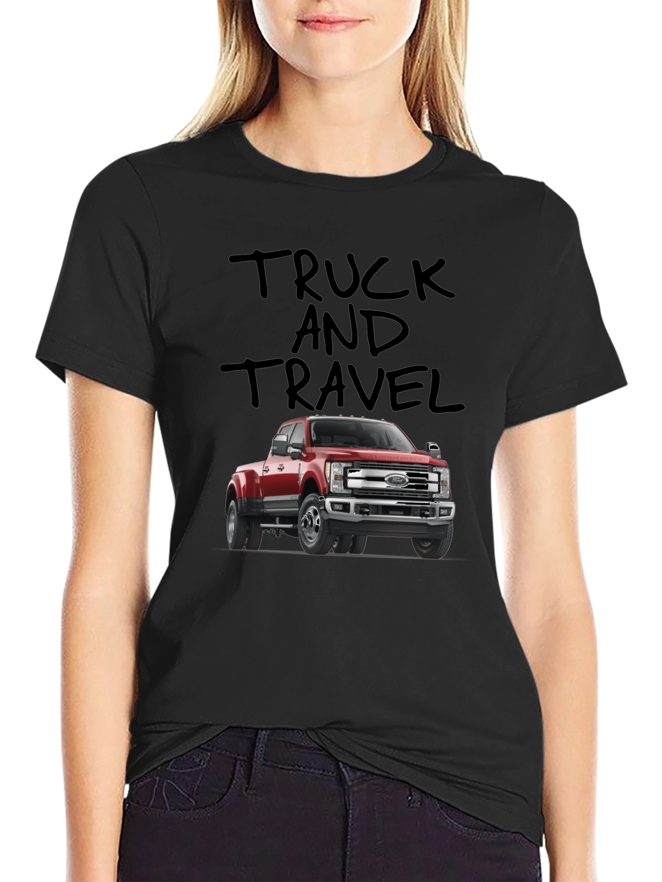 Truck and Travel Graphic T-Shirt