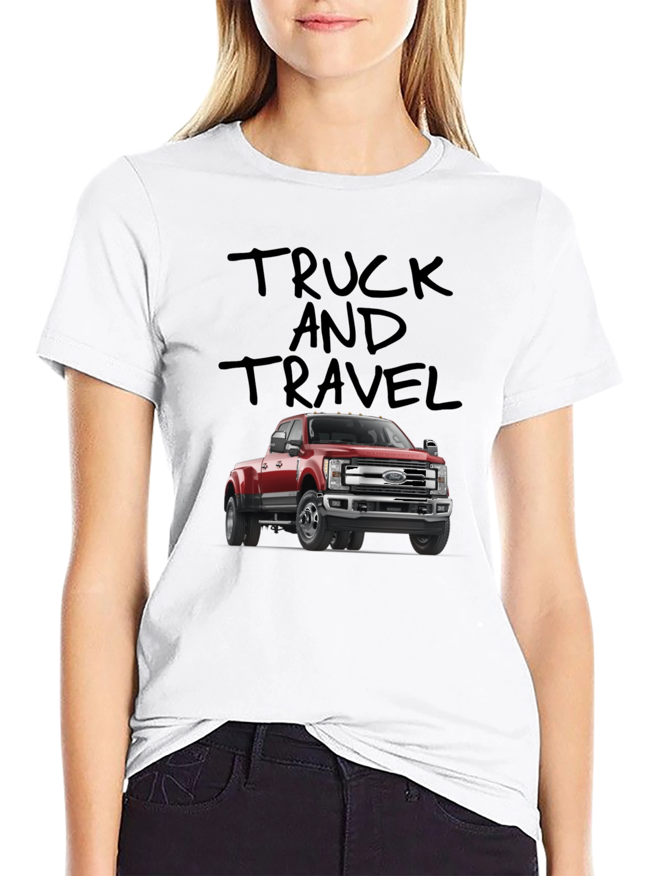Truck and Travel Graphic T-Shirt