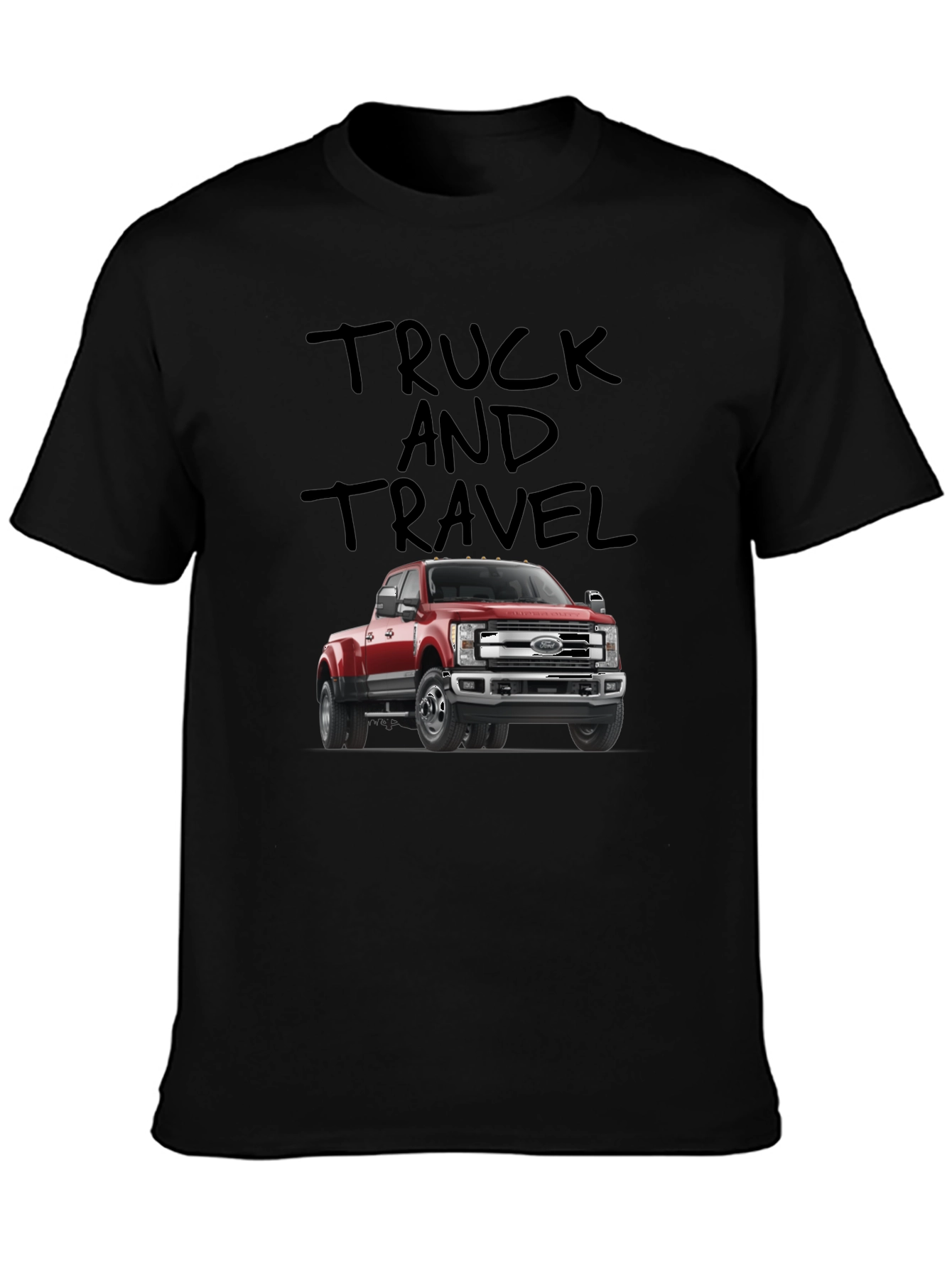 Truck and Travel Graphic T-Shirt