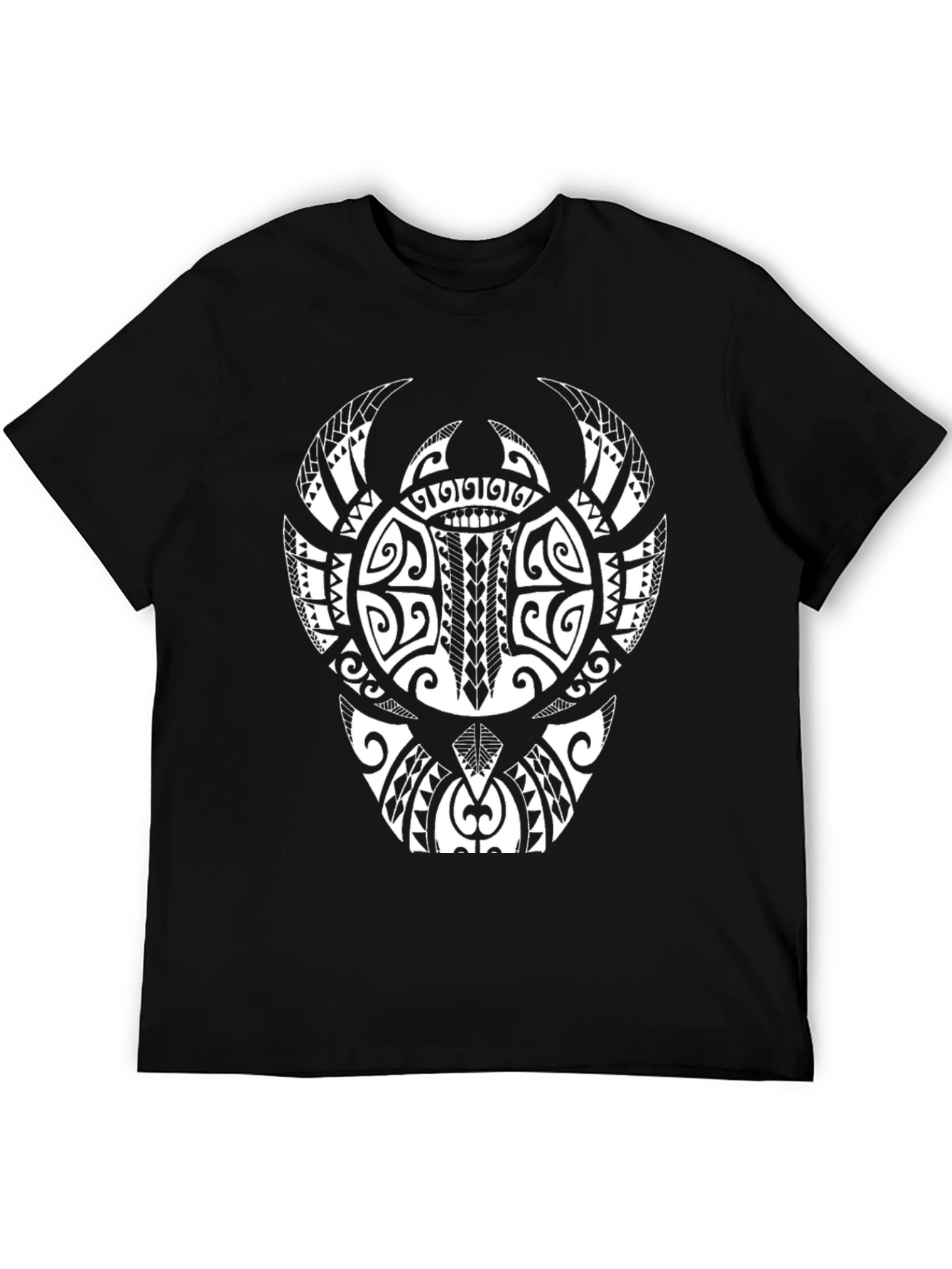Tribal Turtle Graphic Tee - Black