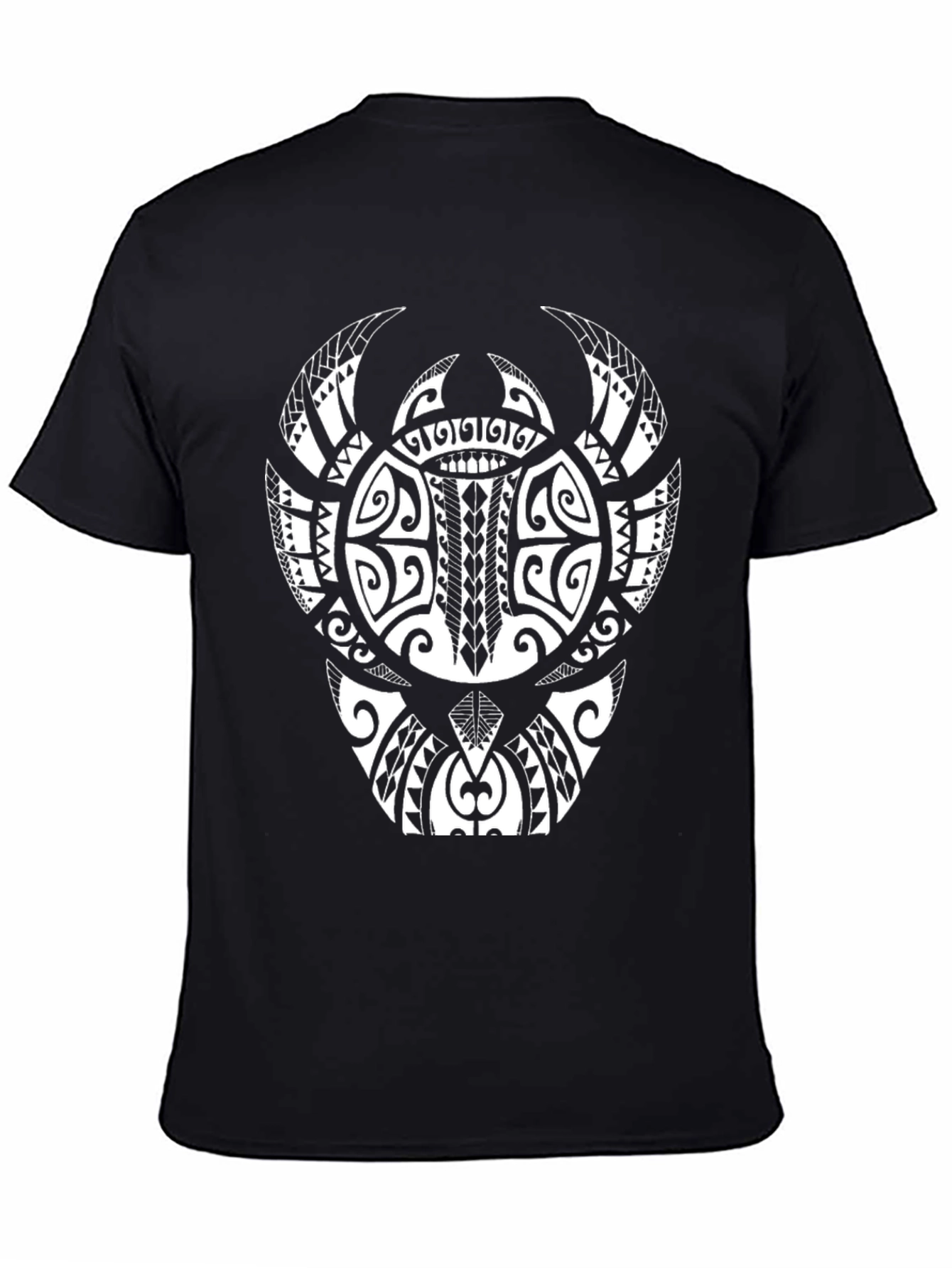 Tribal Turtle Graphic Tee - Black