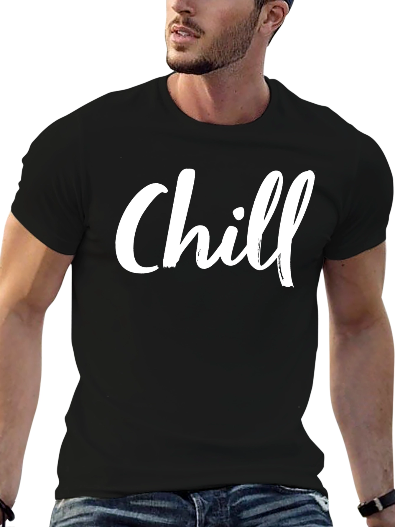 Chill Graphic Tee - Relaxed Style