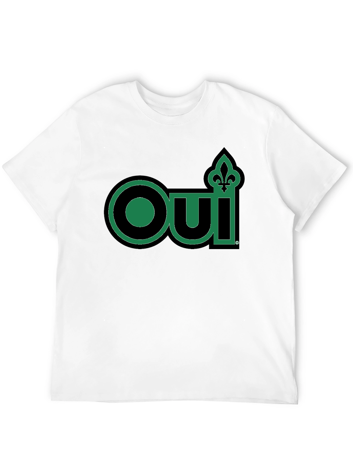 Oui Fleur-de-lis T-Shirt - Black