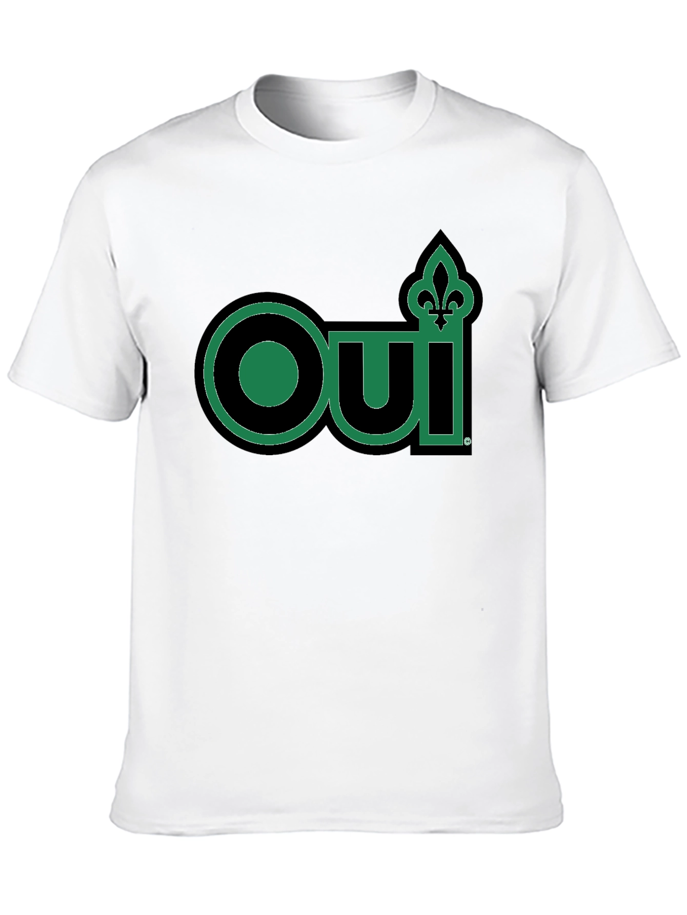 Oui Fleur-de-lis T-Shirt - Black