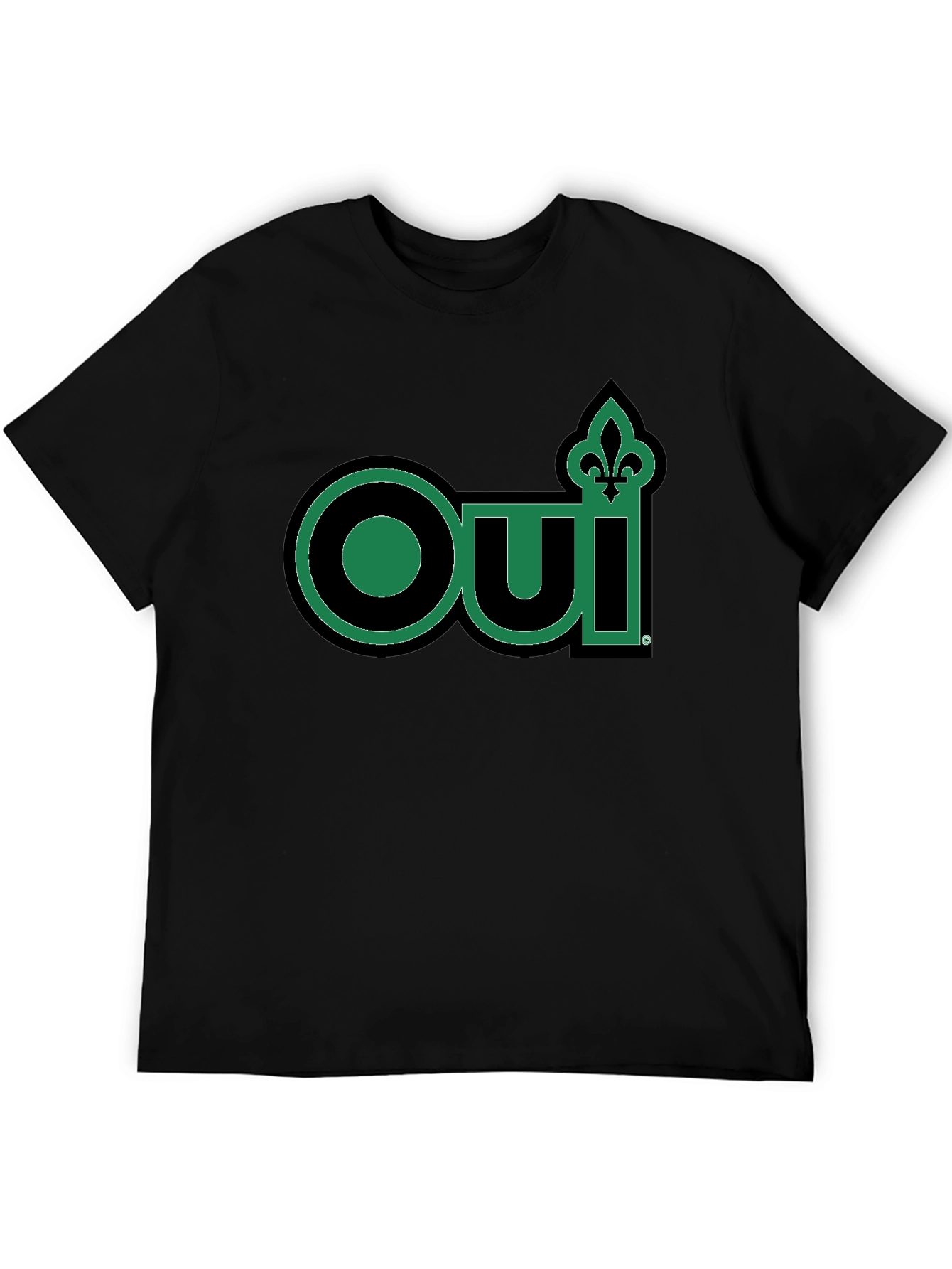 Oui Fleur-de-lis T-Shirt - Black