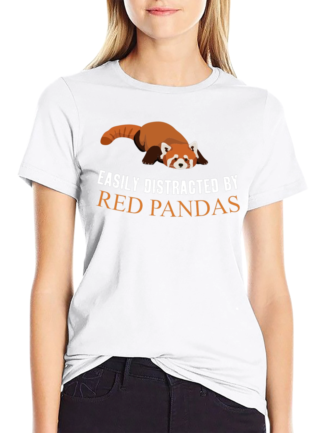 Easily Distracted By Red Pandas T-Shirt