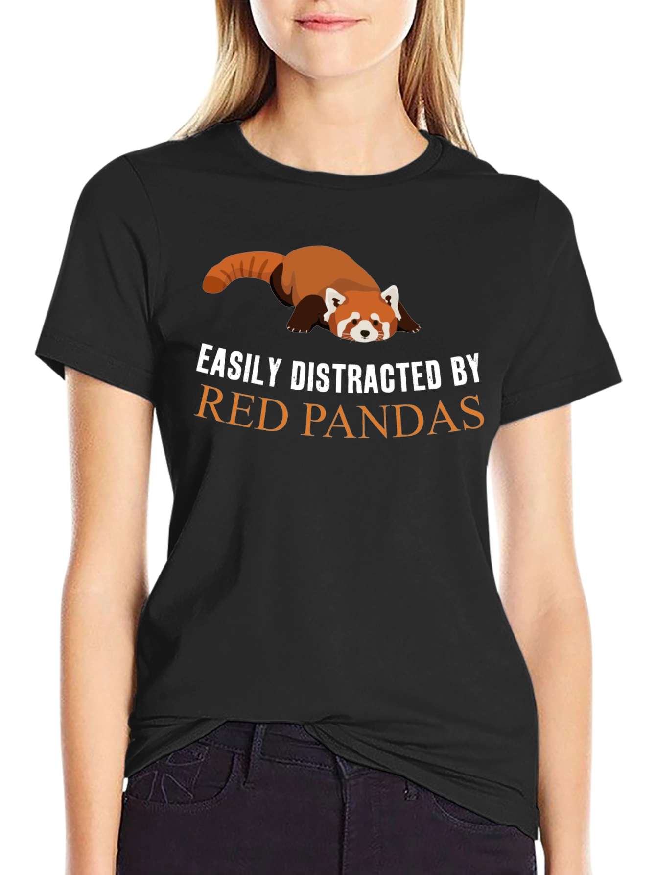 Easily Distracted By Red Pandas T-Shirt