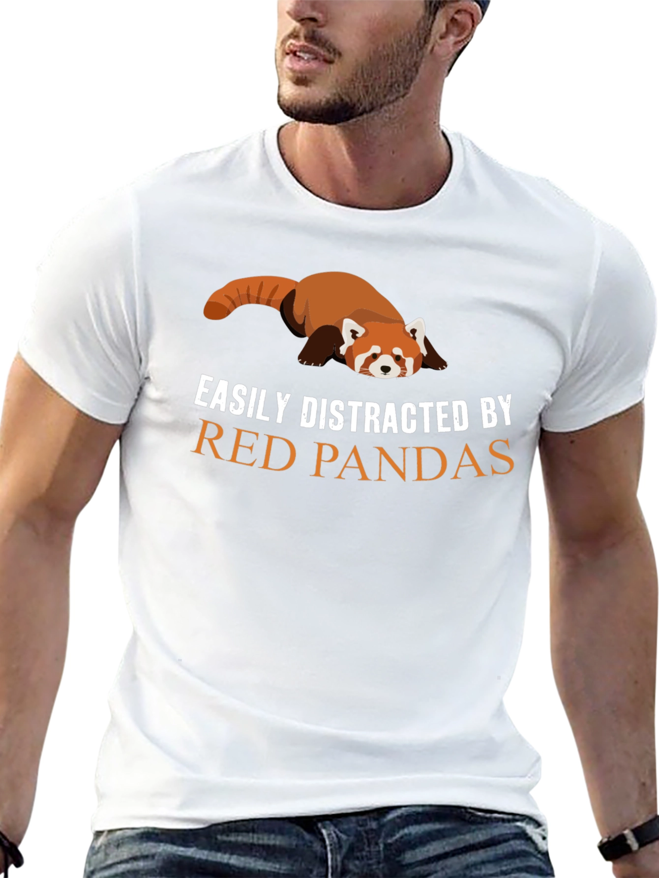 Easily Distracted By Red Pandas T-Shirt