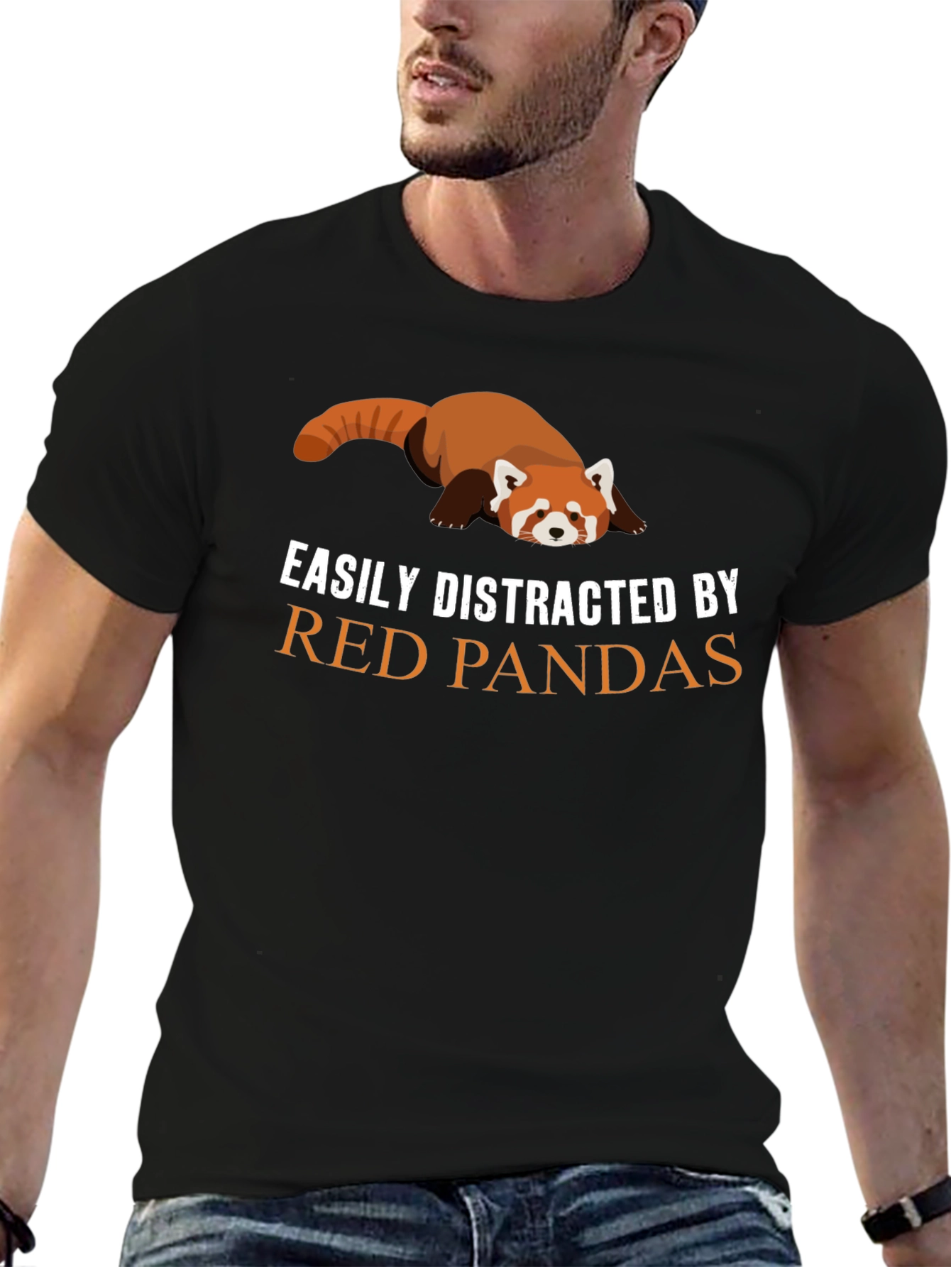 Easily Distracted By Red Pandas T-Shirt