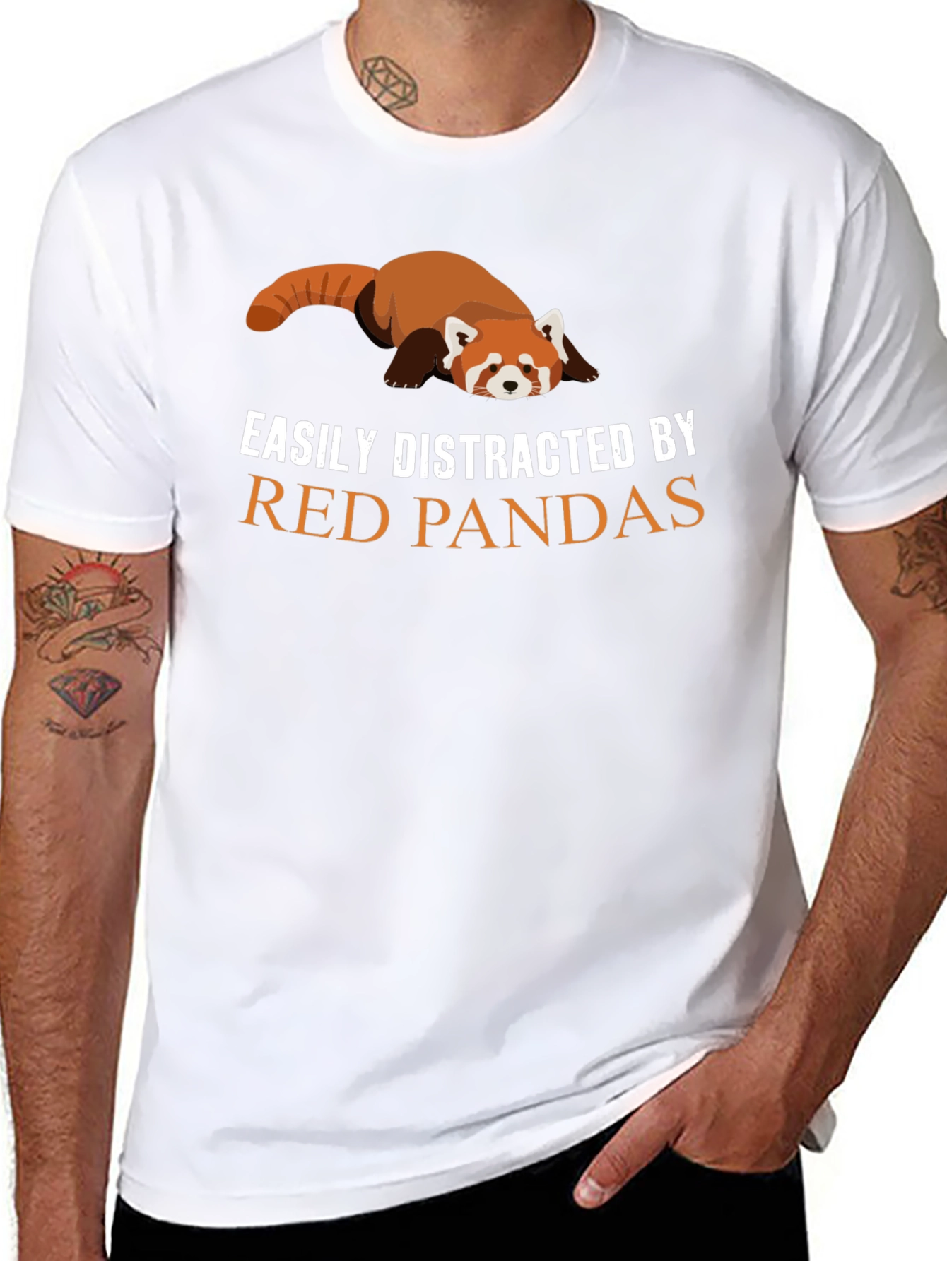 Easily Distracted By Red Pandas T-Shirt
