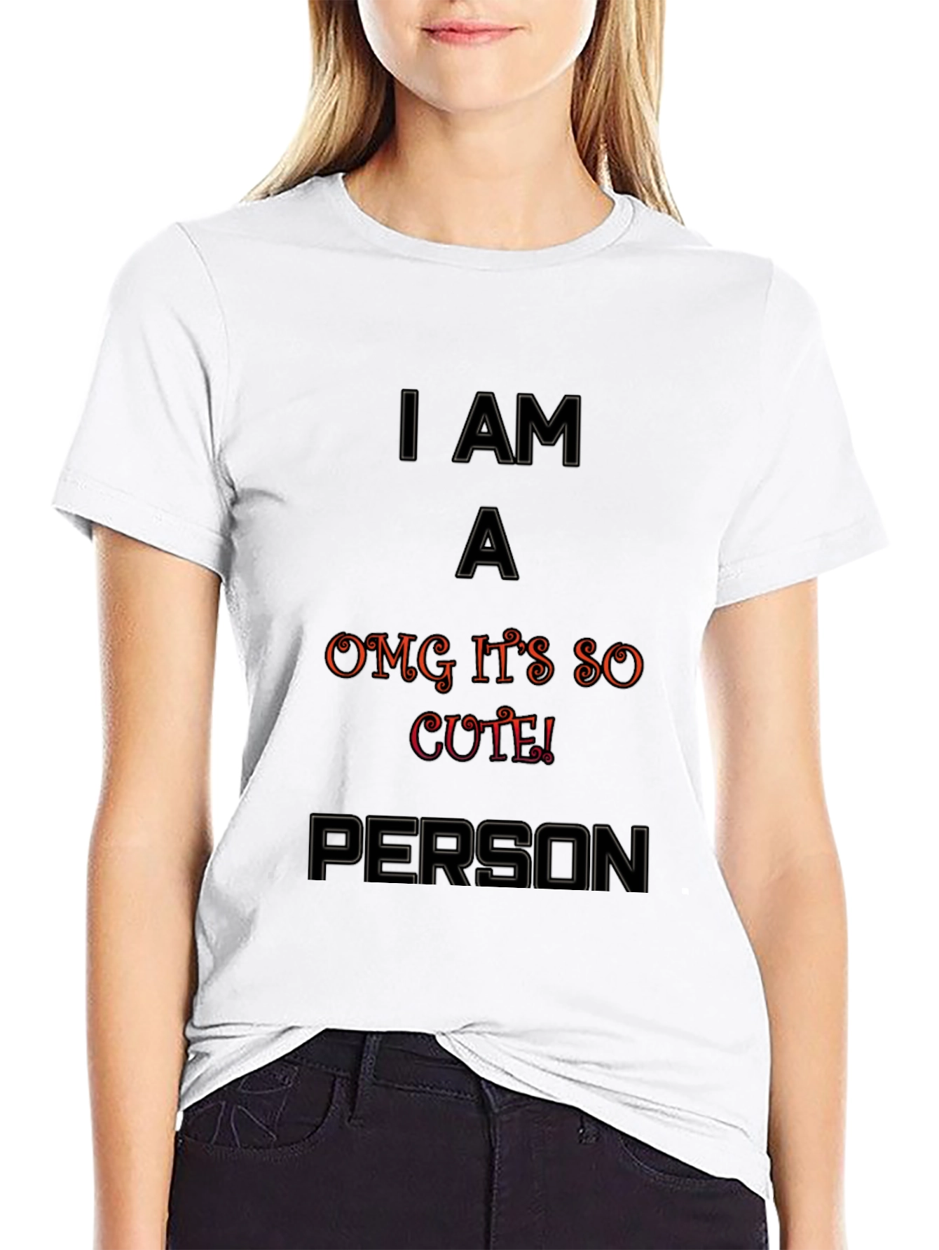 Cute! I Am A Person Graphic Tee