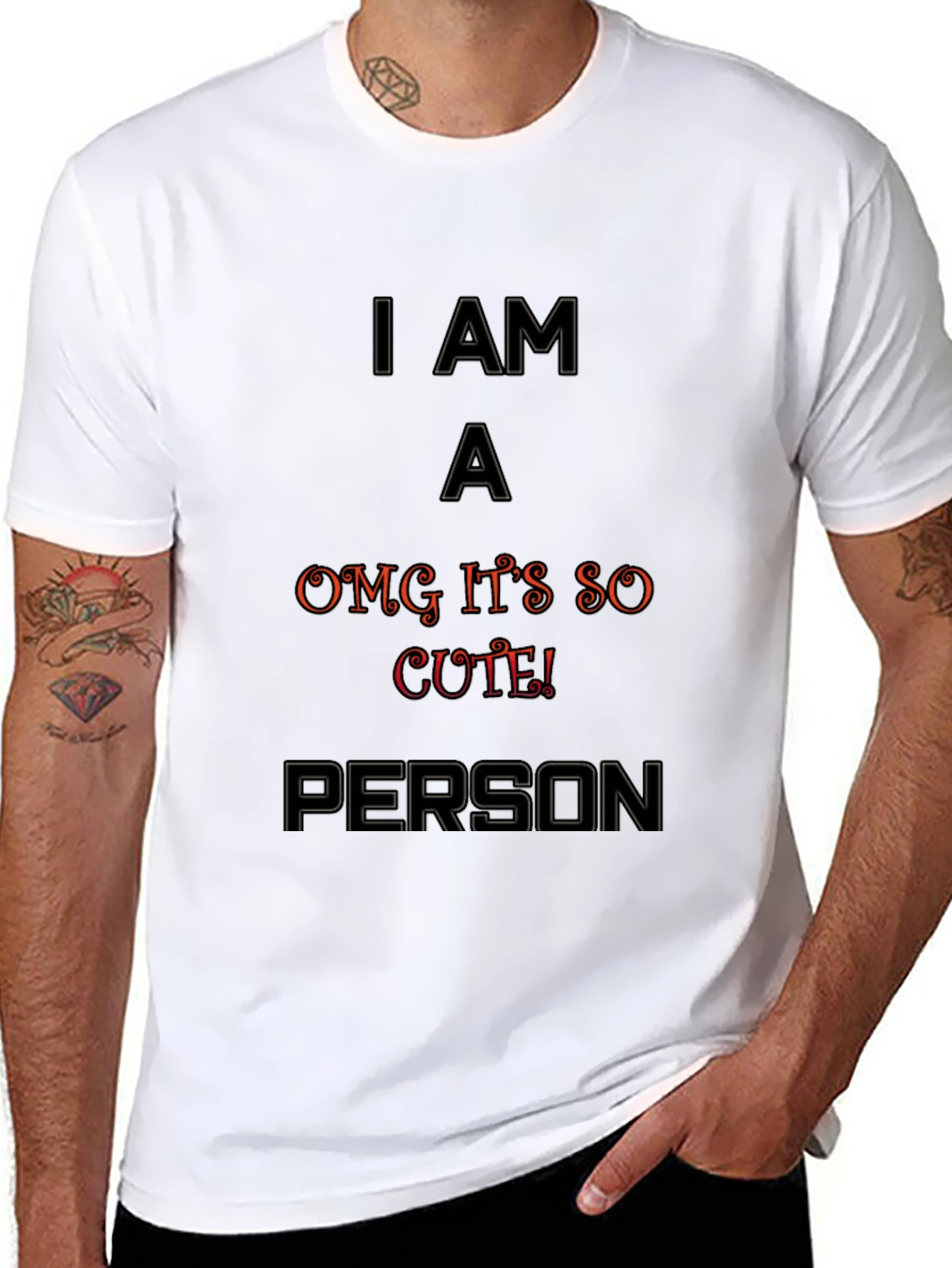 Cute! I Am A Person Graphic Tee