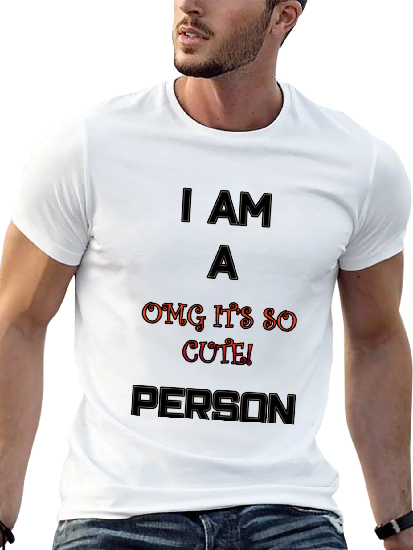 Cute! I Am A Person Graphic Tee