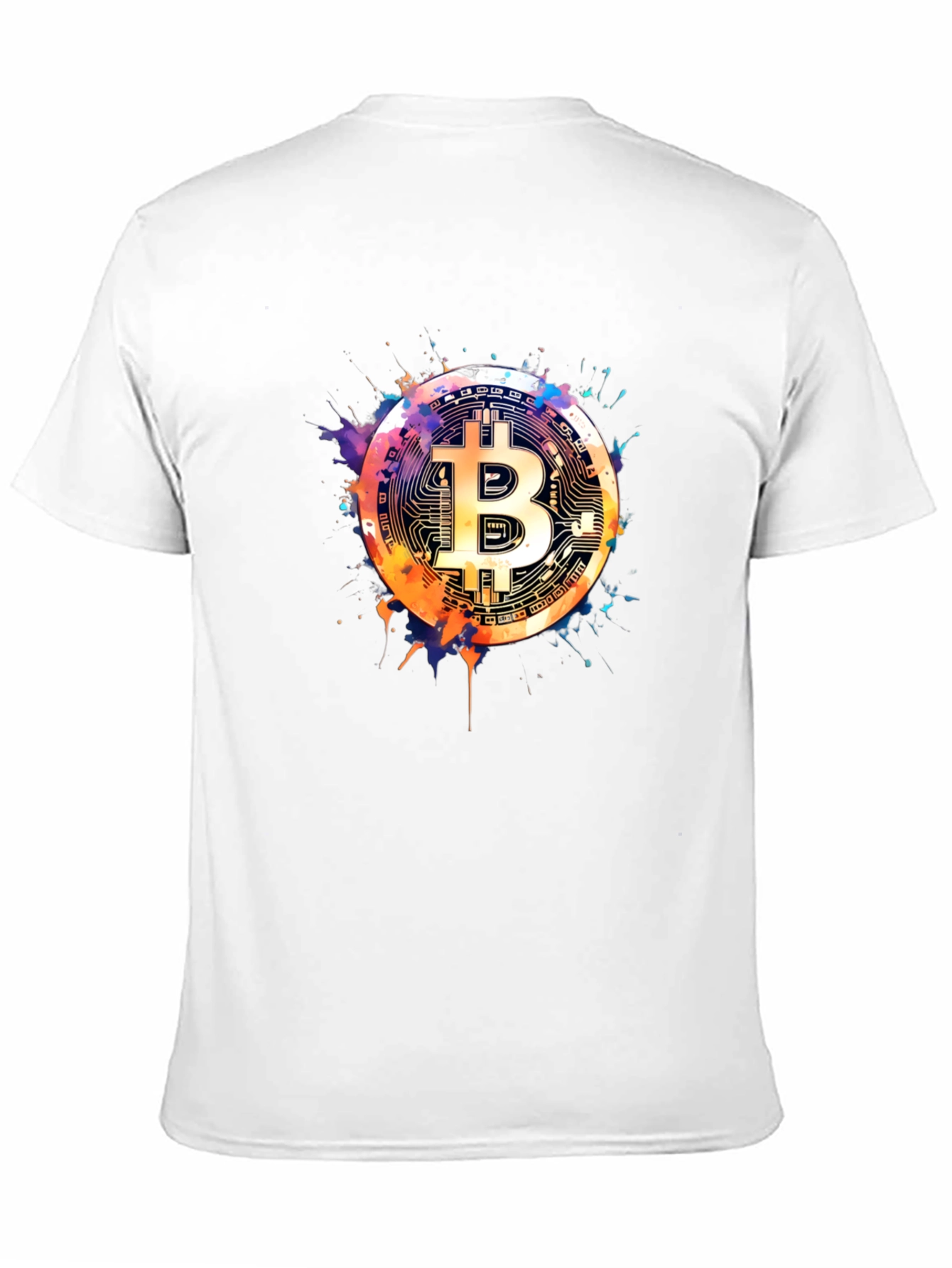 Bitcoin Art Black T-Shirt - Crypto Currency Tee