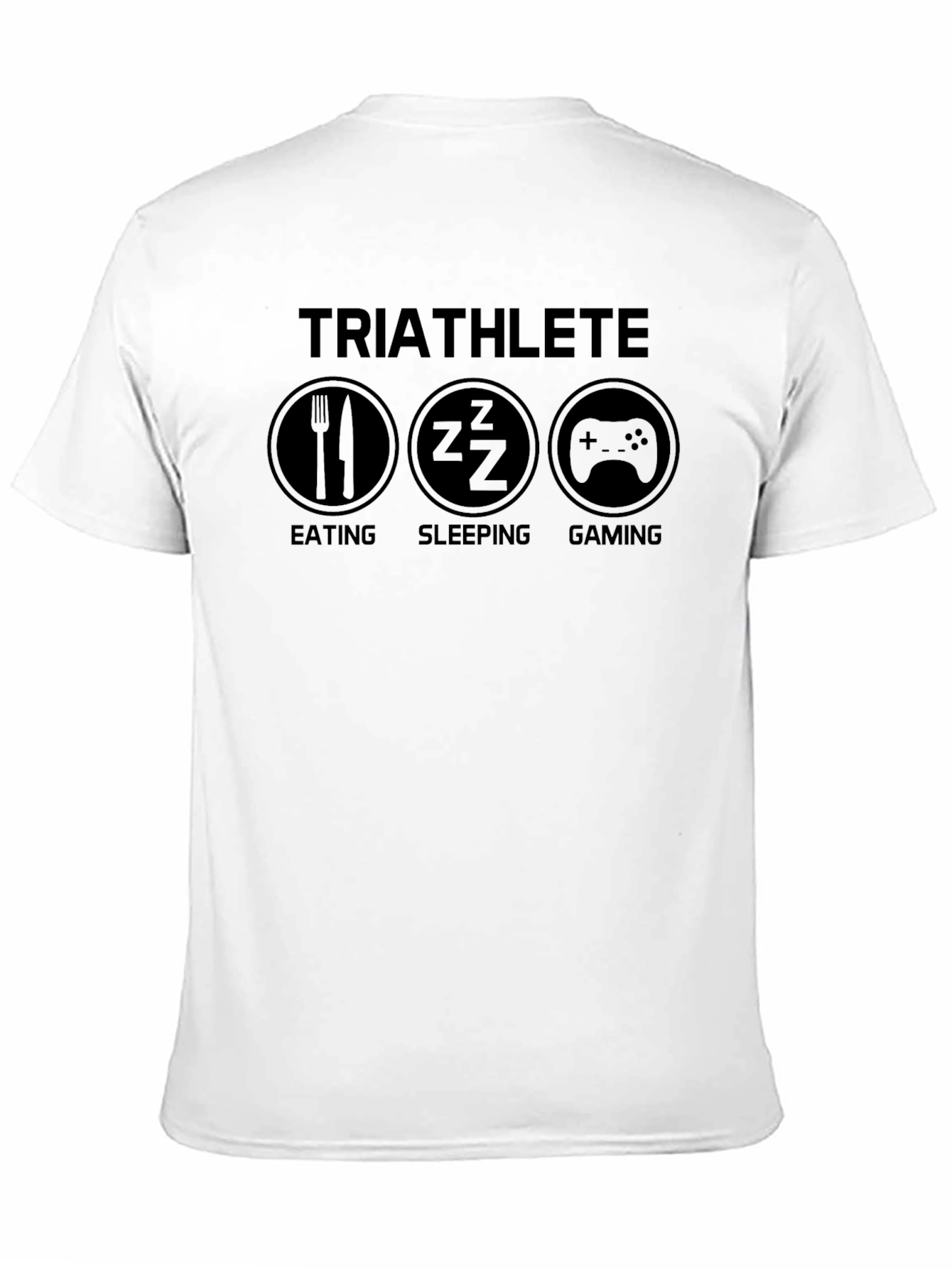 Triathlete Eat Sleep Game T-Shirt