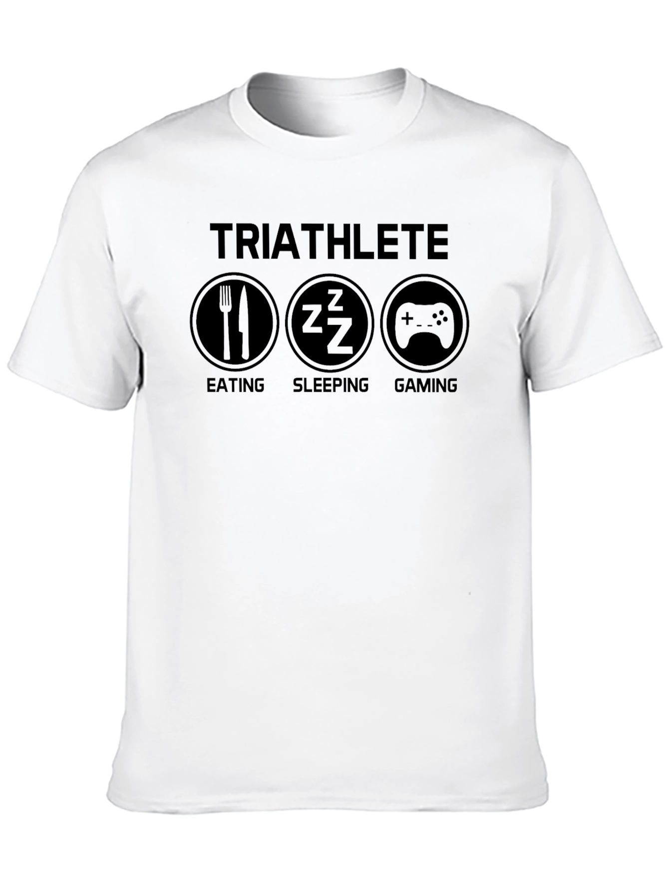 Triathlete Eat Sleep Game T-Shirt