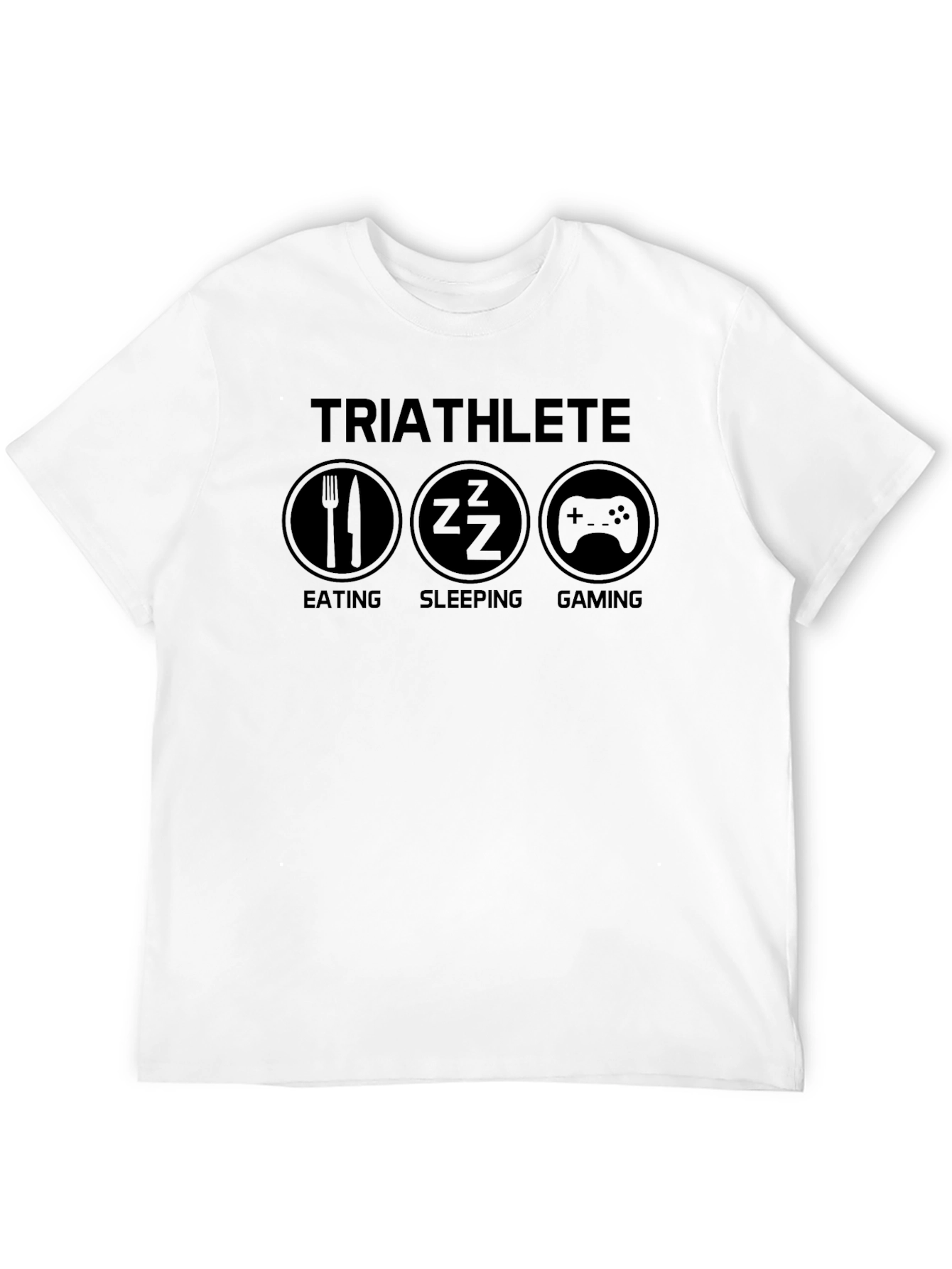Triathlete Eat Sleep Game T-Shirt