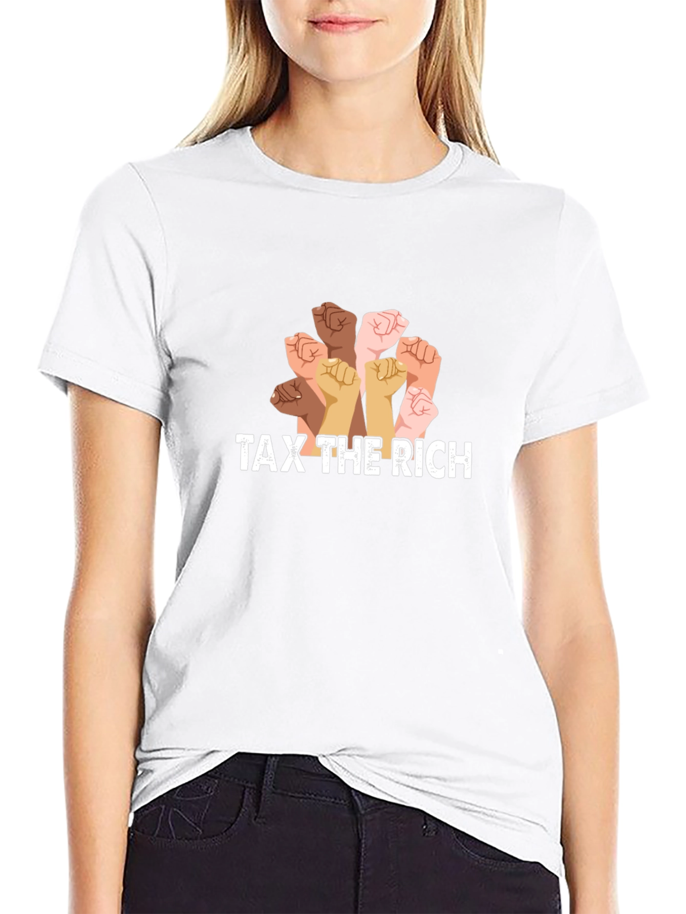 Tax The Rich Fist T-Shirt