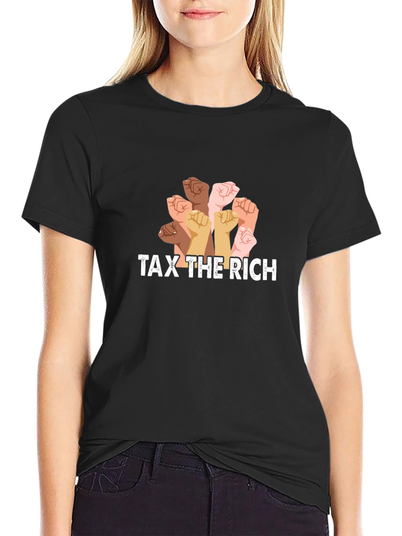 Tax The Rich Fist T-Shirt