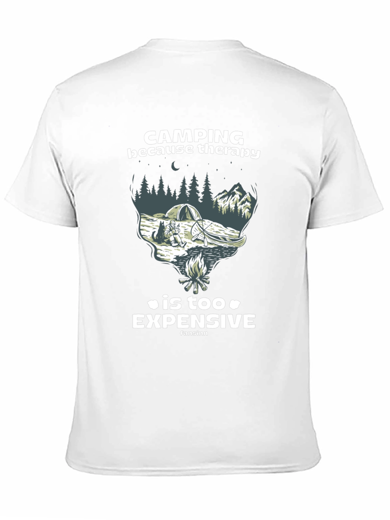 Camping Therapy Graphic T-Shirt