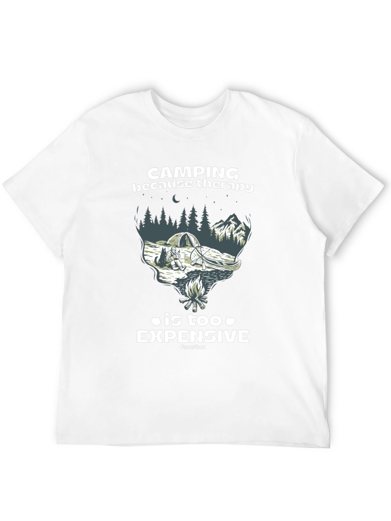 Camping Therapy Graphic T-Shirt