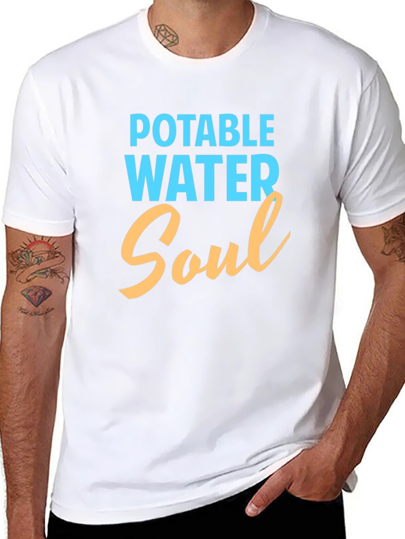 Potable Water Soul Black T-Shirt