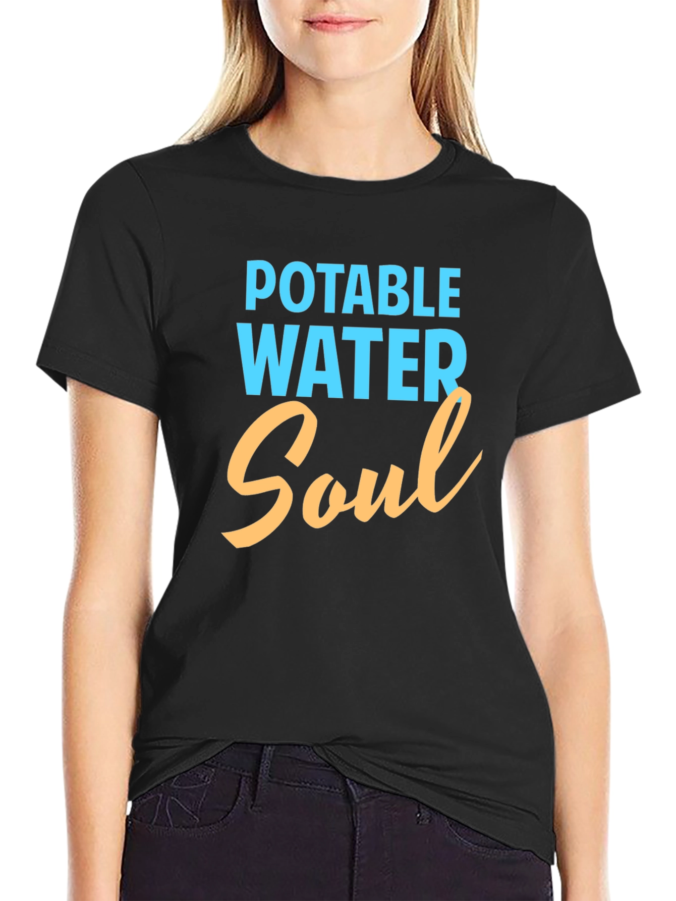 Potable Water Soul Black T-Shirt