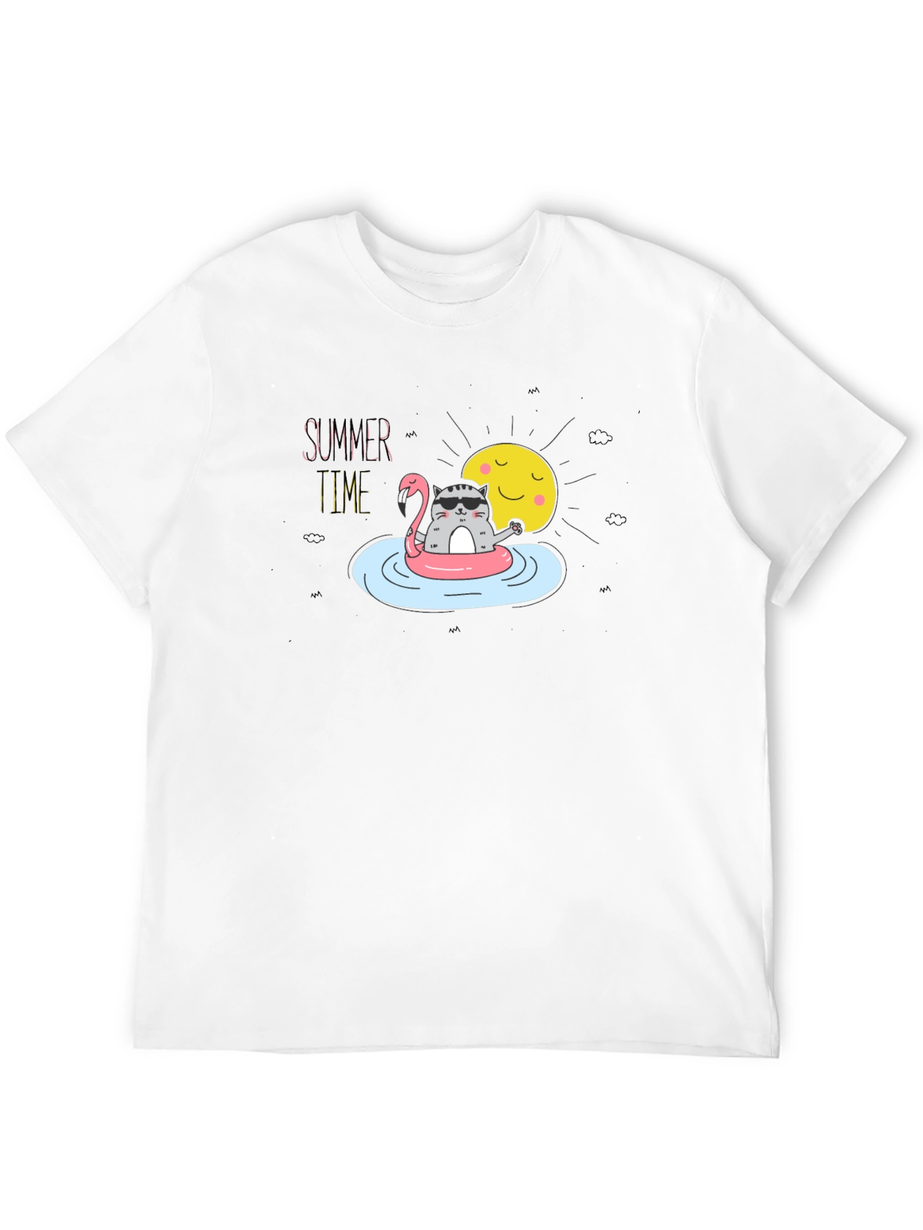 Summer Time Cat T-Shirt