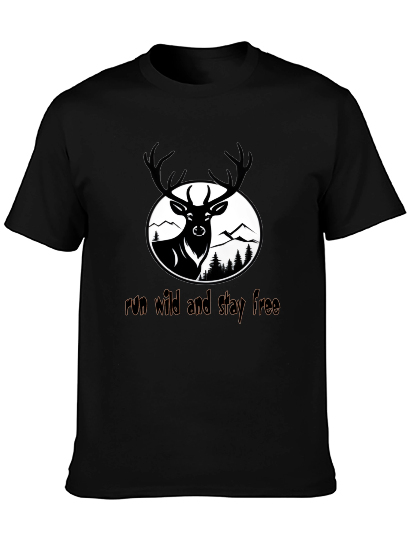 Run Wild Deer Graphic Tee