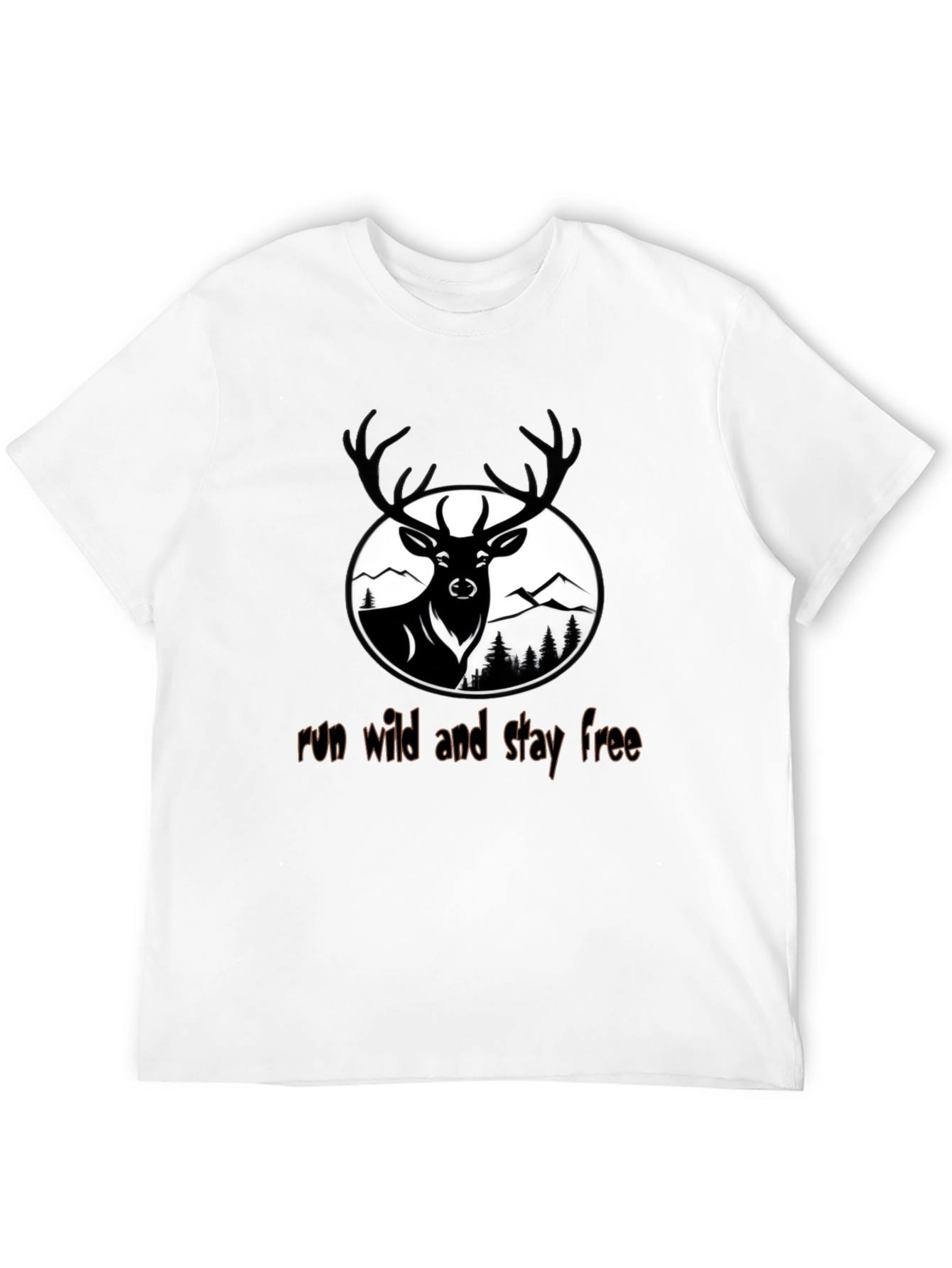 Run Wild Deer Graphic Tee