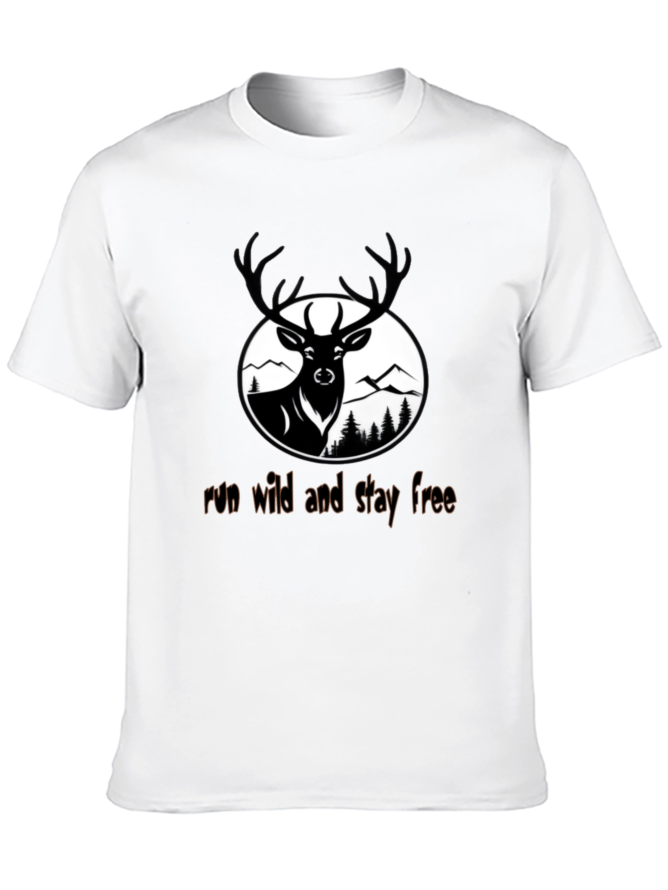 Run Wild Deer Graphic Tee