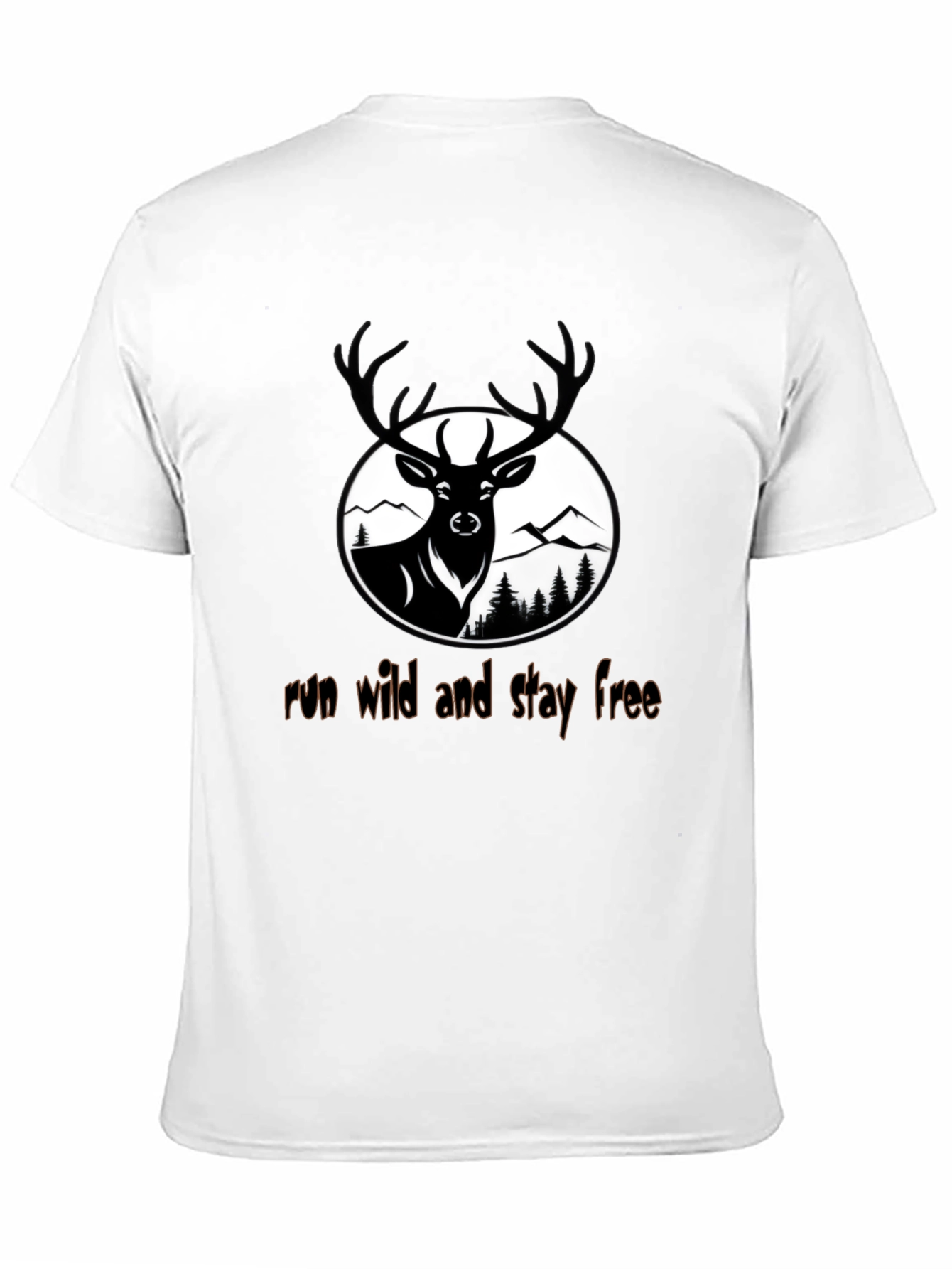 Run Wild Deer Graphic Tee