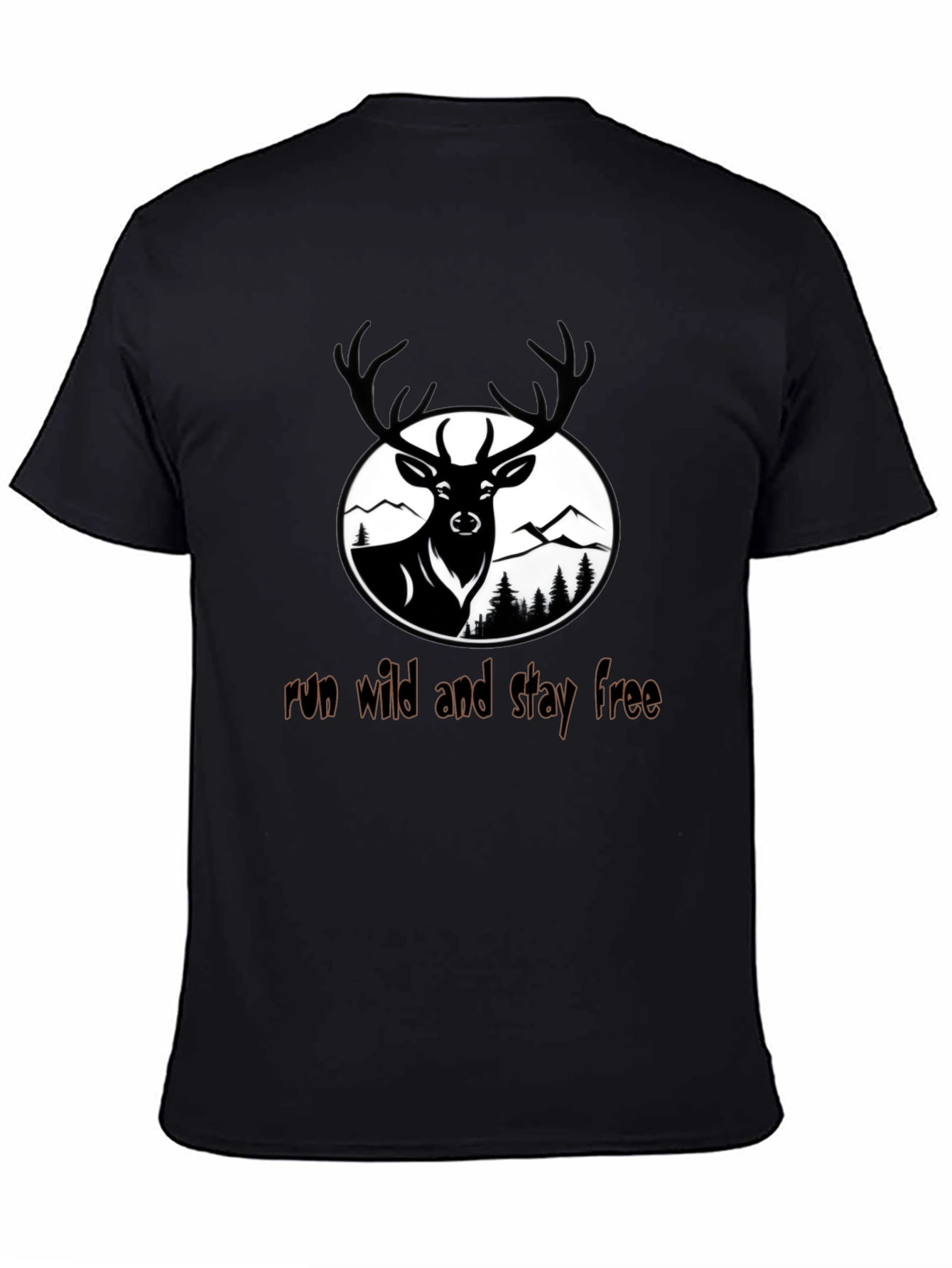 Run Wild Deer Graphic Tee