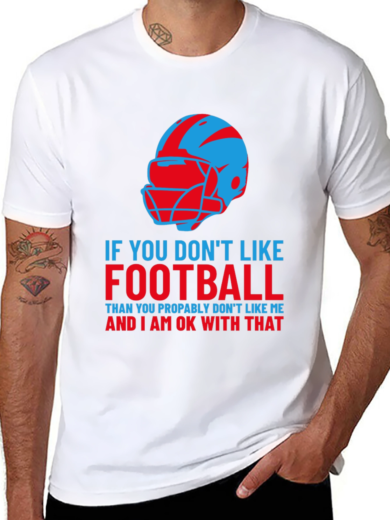Football Fan T-Shirt - Sporty Graphic Tee