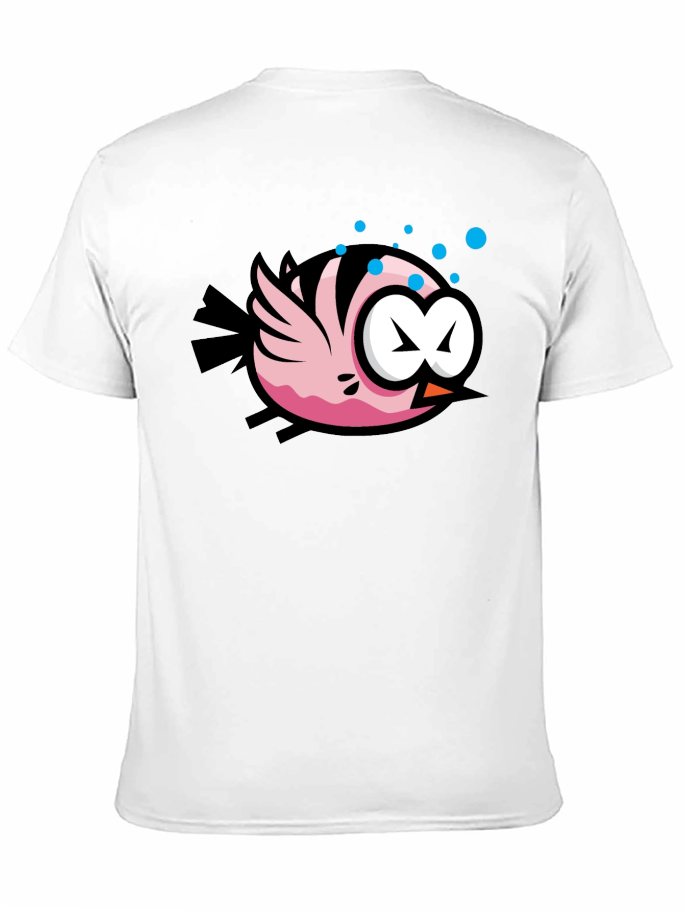 Cartoon Fish Black T-Shirt