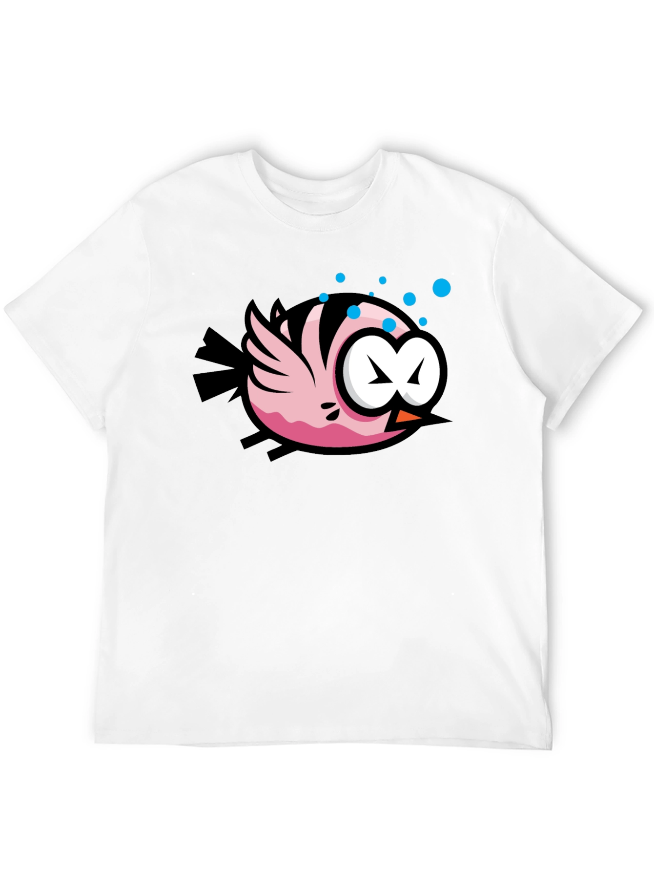 Cartoon Fish Black T-Shirt