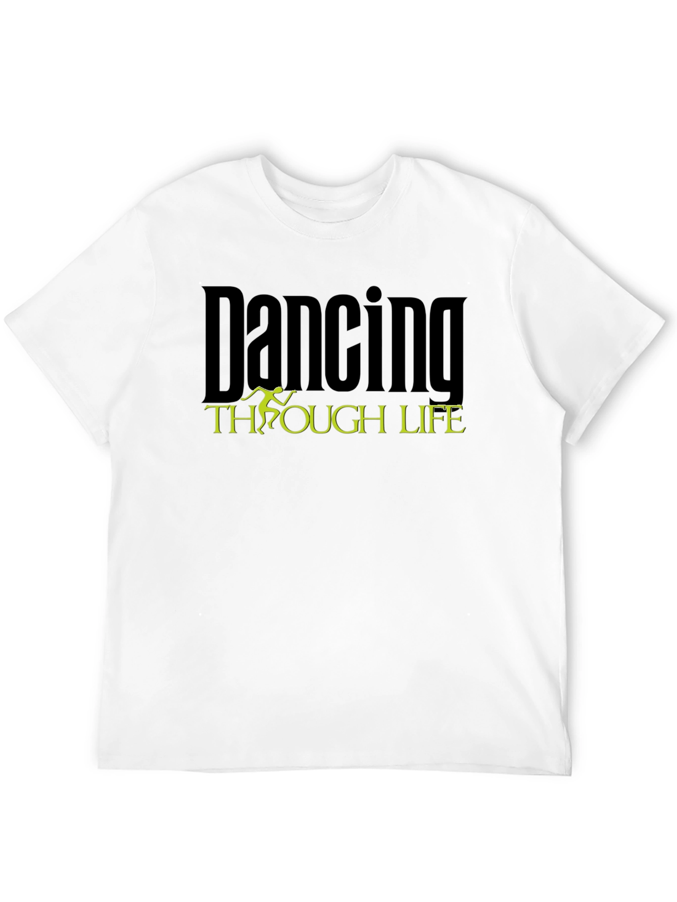 Dancing Through Life Black Graphic Tee
