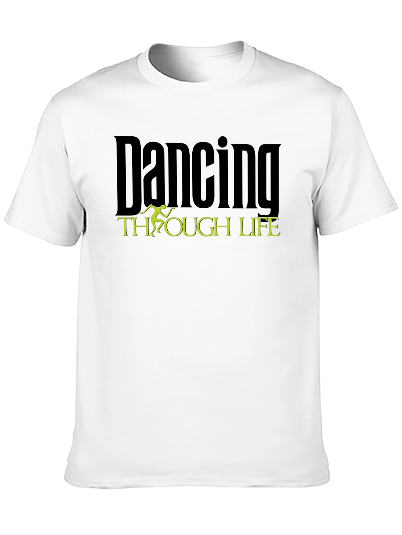 Dancing Through Life Black Graphic Tee