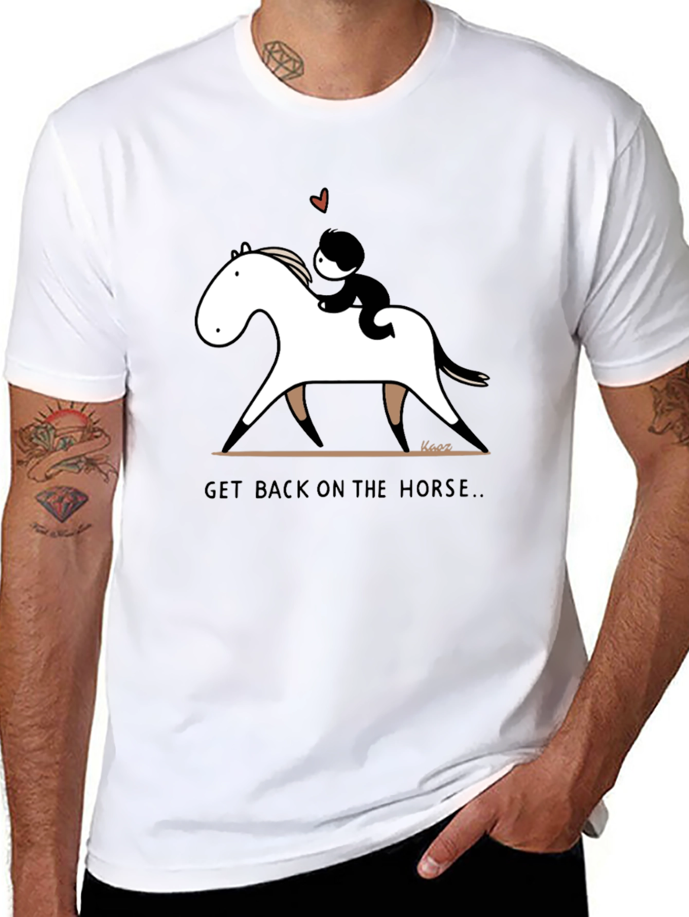 Get Back on the Horse Graphic T-Shirt