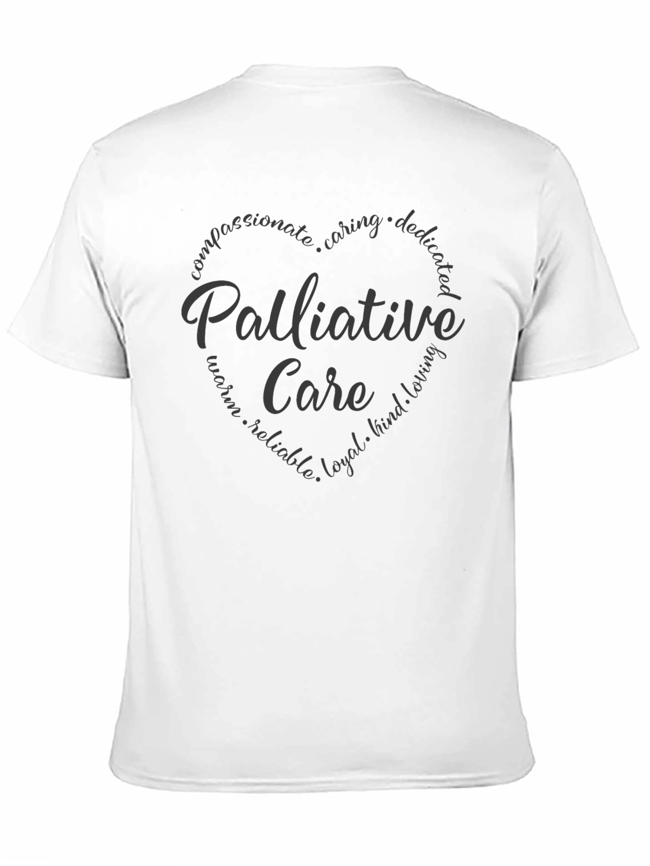 Palliative Care Heart T-Shirt - Compassionate & Caring