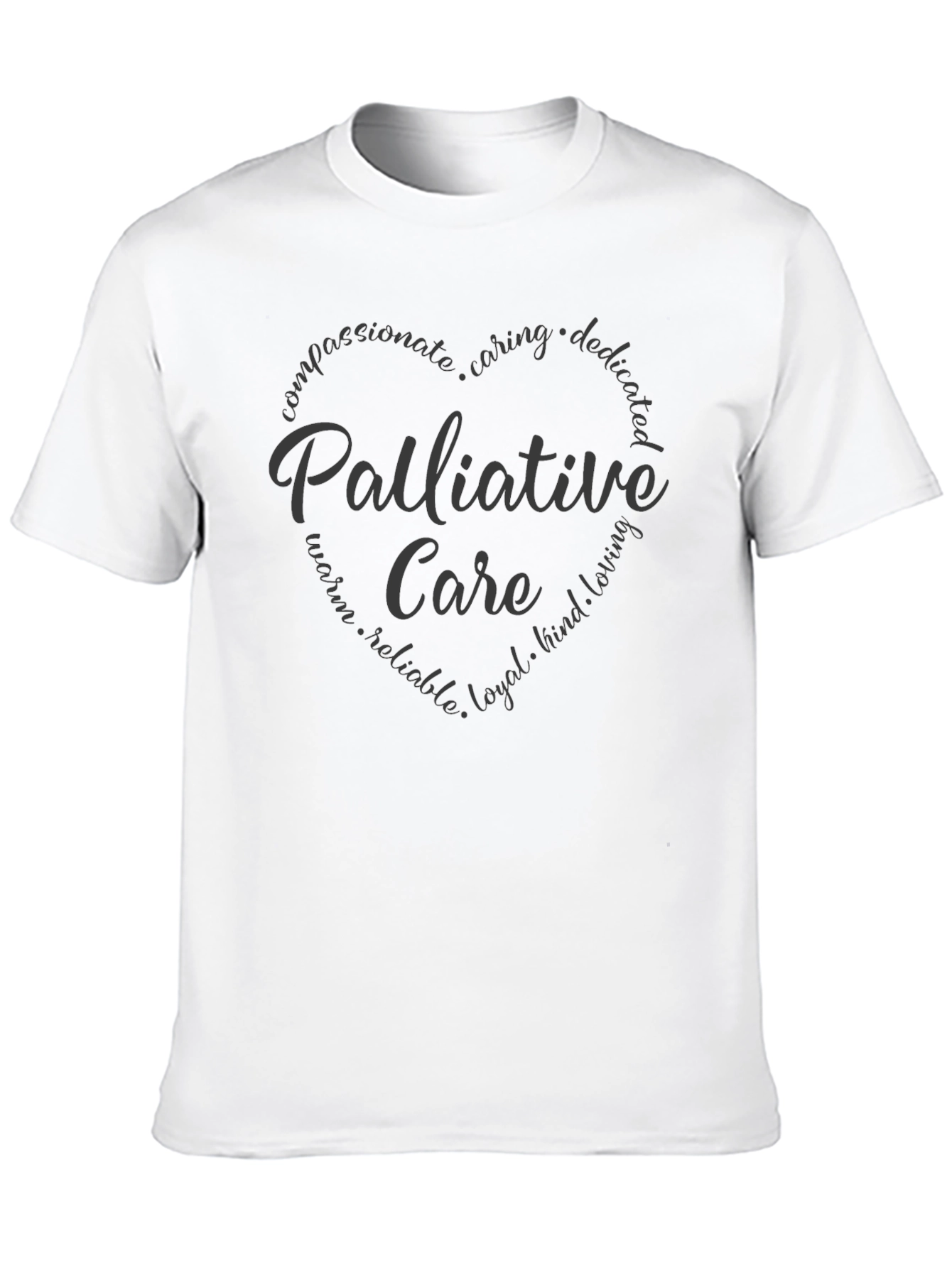 Palliative Care Heart T-Shirt - Compassionate & Caring