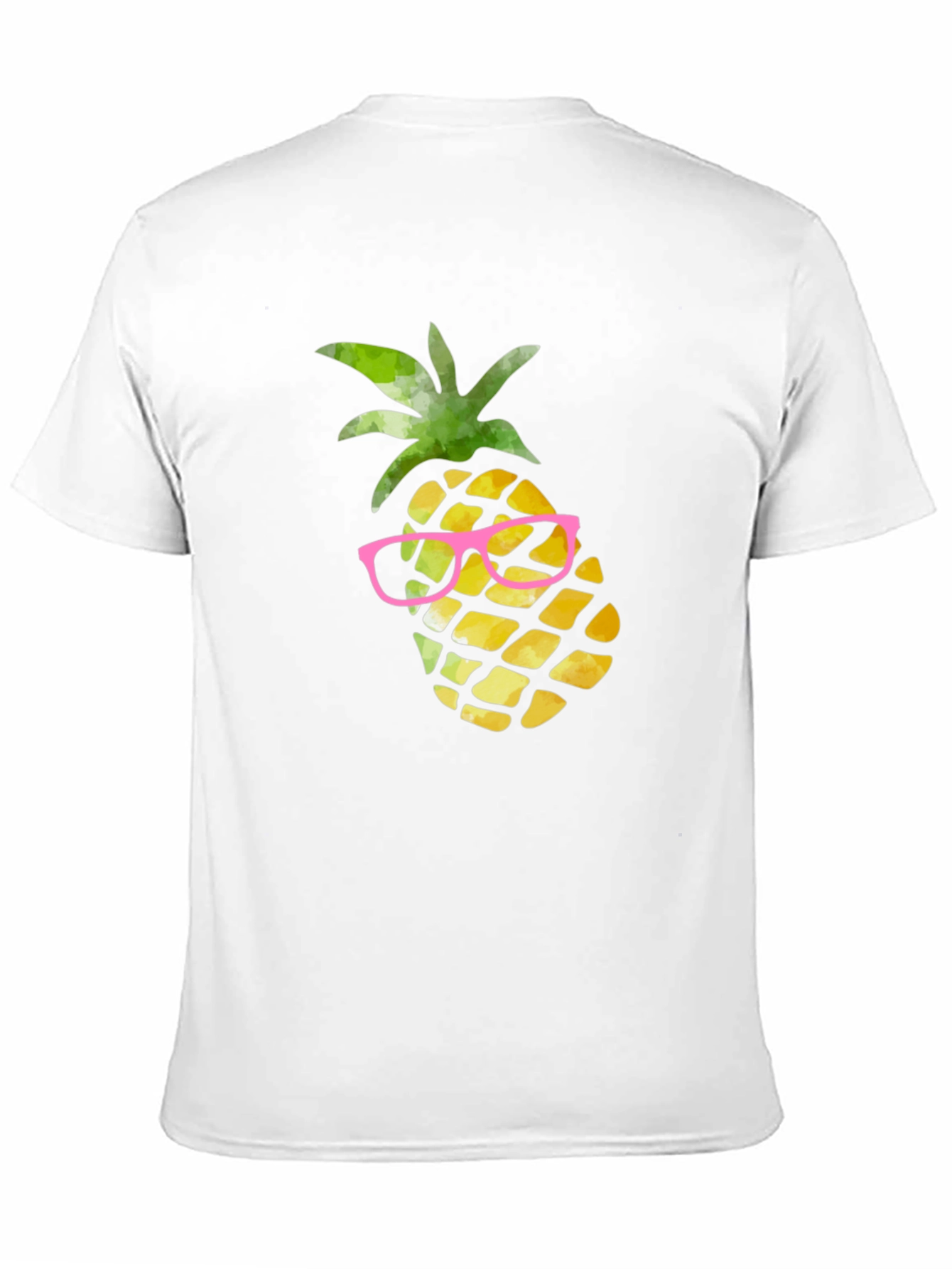 Pineapple in Glasses Graphic Tee - Black