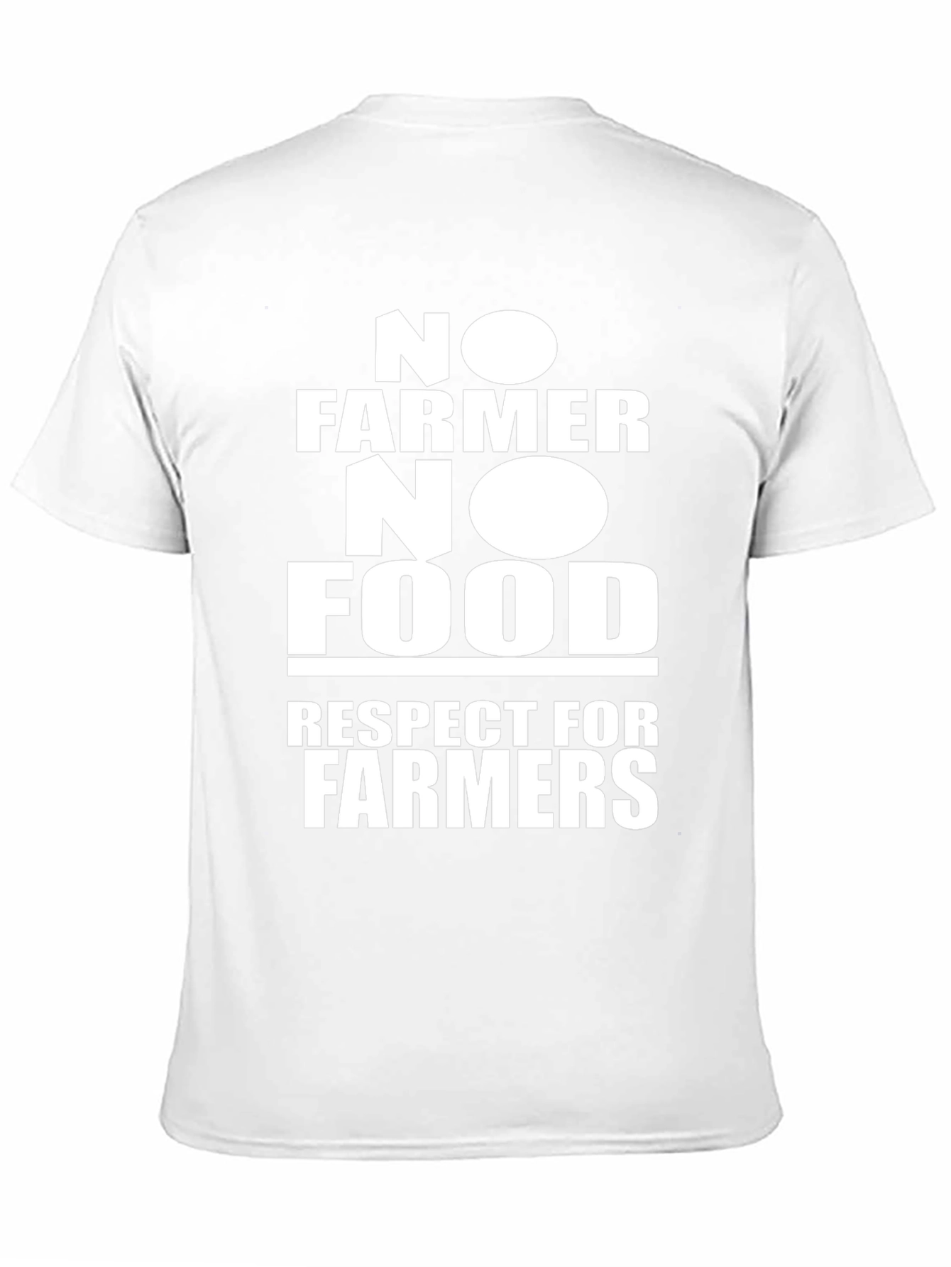 No Farmer No Food T-Shirt - Respect Farmers