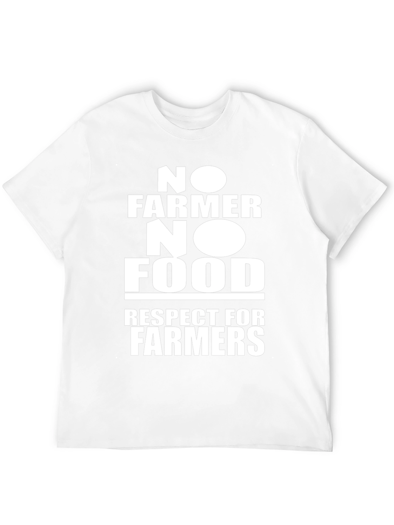 No Farmer No Food T-Shirt - Respect Farmers