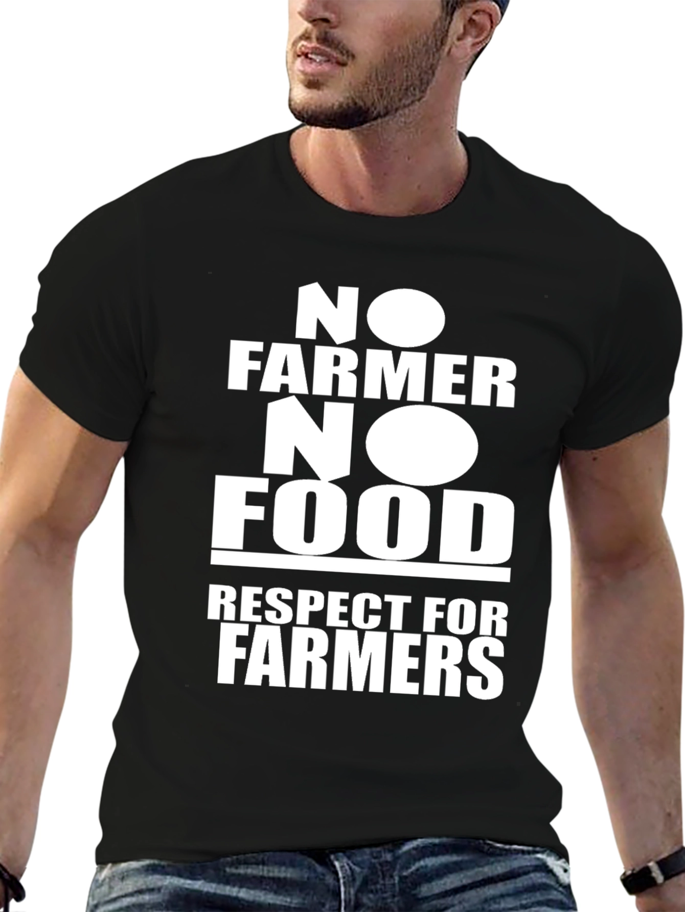 No Farmer No Food T-Shirt - Respect Farmers